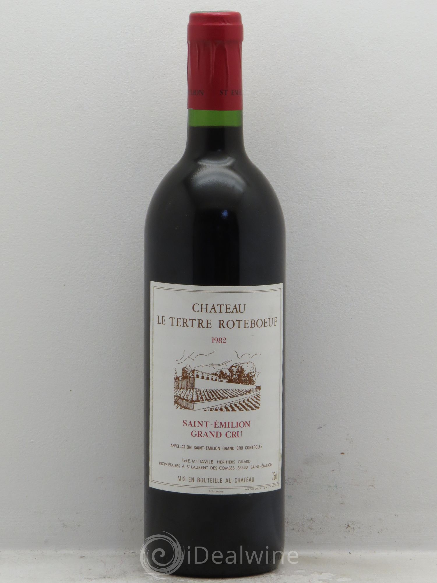 Château Tertre Roteboeuf 1982 - Lot de 1 bouteille - 0
