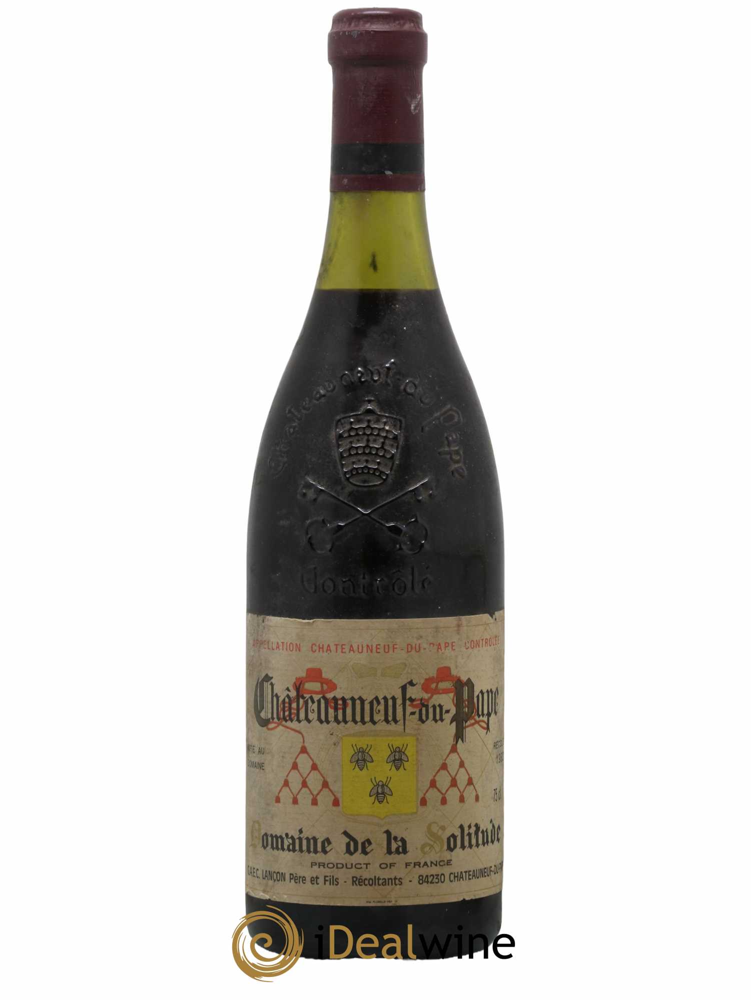 Châteauneuf-du-Pape Domaine De La Solitude 1982 - Lot de 1 bouteille - 0