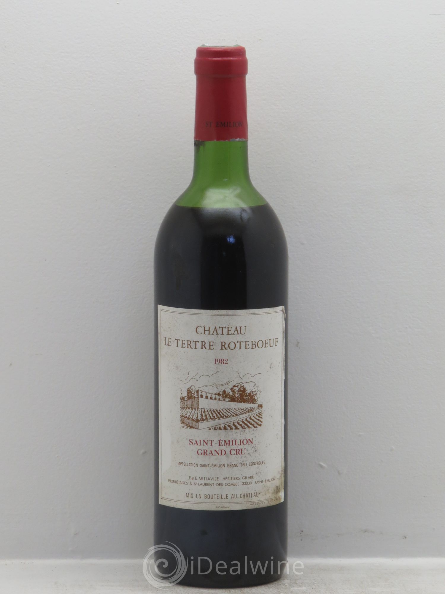 Château Tertre Roteboeuf 1982 - Lot de 1 bouteille - 0