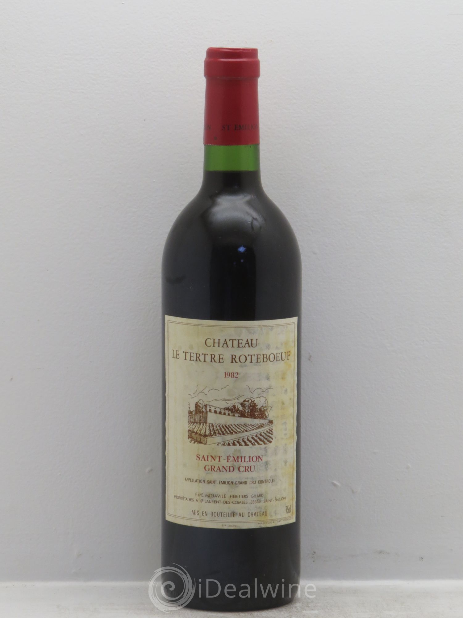 Château Tertre Roteboeuf 1982 - Lot de 1 bouteille - 0