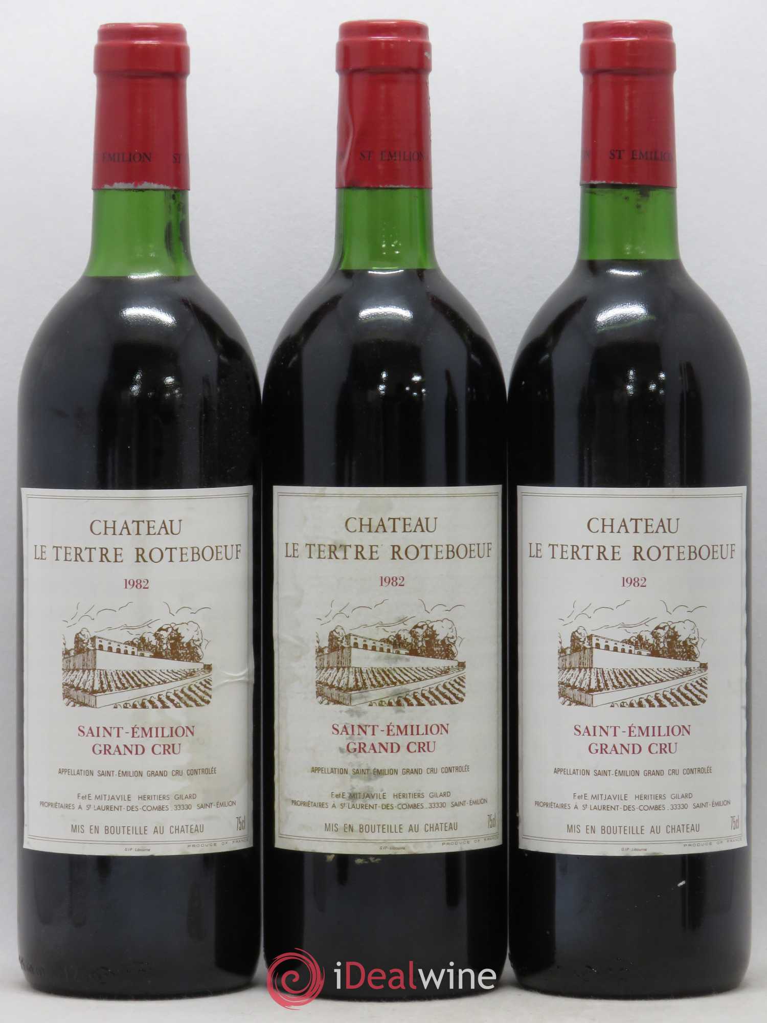 Château Tertre Roteboeuf 1982 - Lot de 6 bouteilles - 2
