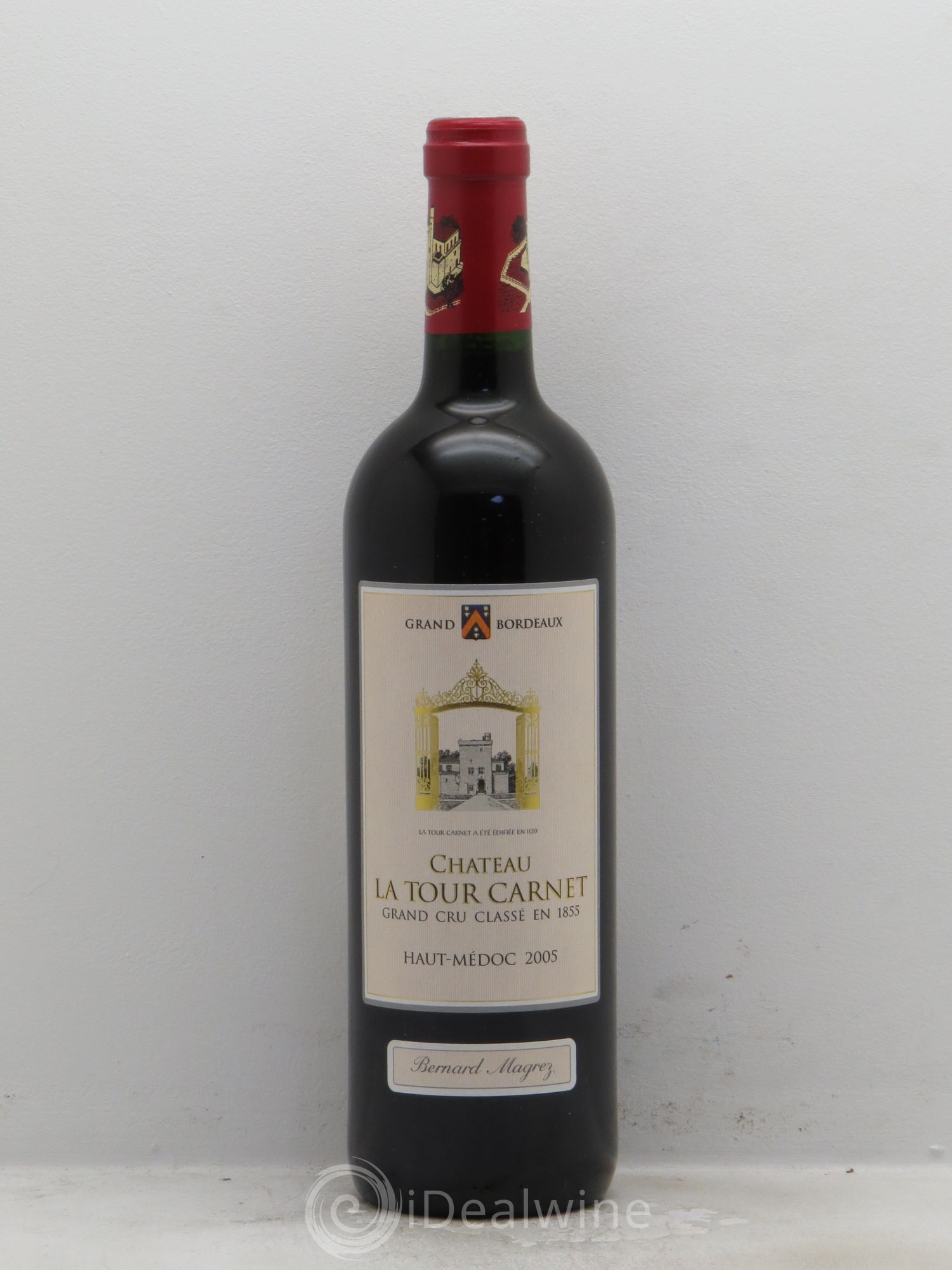 Château la Tour Carnet 4ème Grand Cru Classé 2005 - Lot de 6 bouteilles - 0