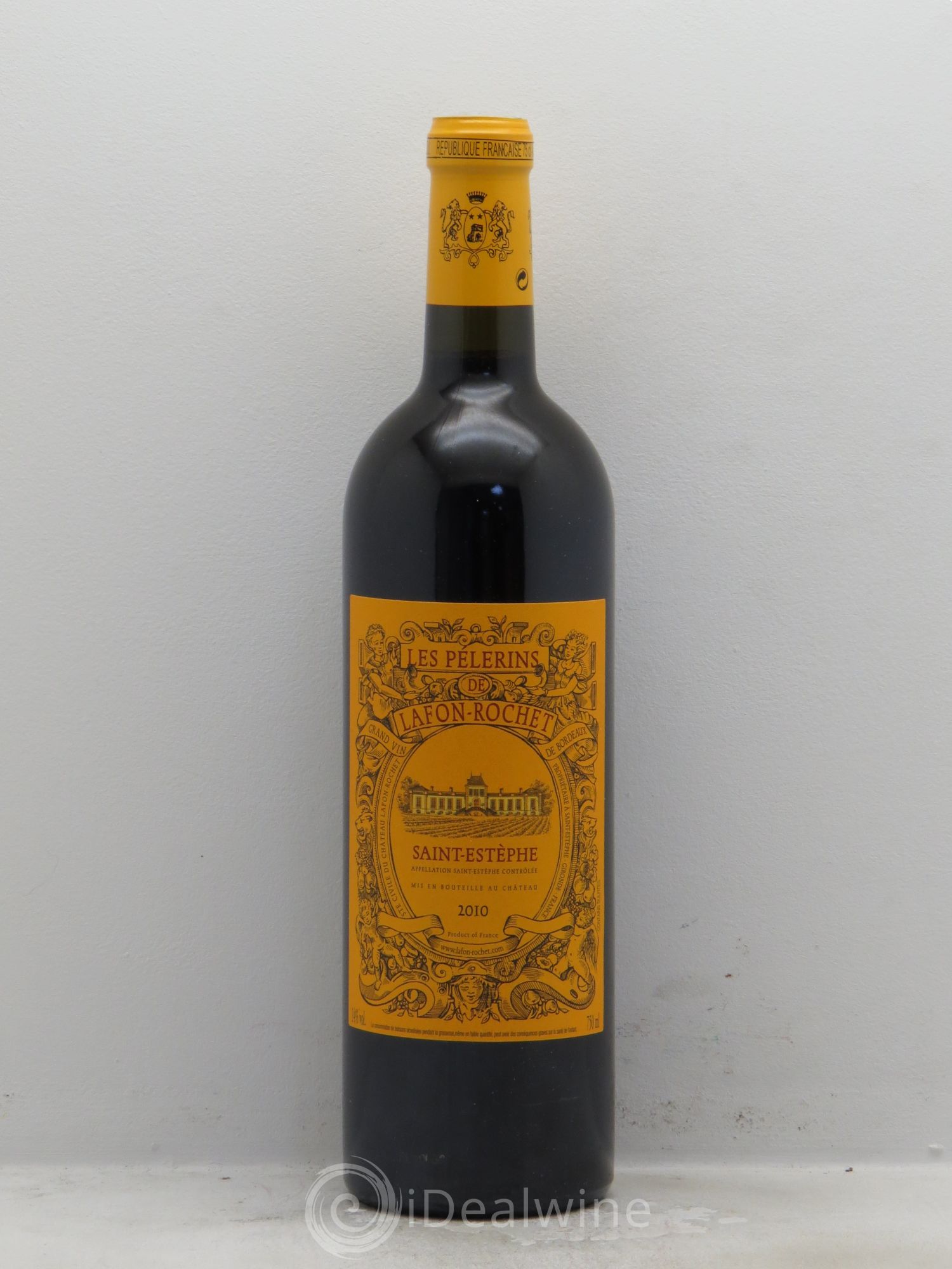 Saint-Estèphe les Pélerins de Lafon Rochet 2010 - Lot de 6 bouteilles - 0