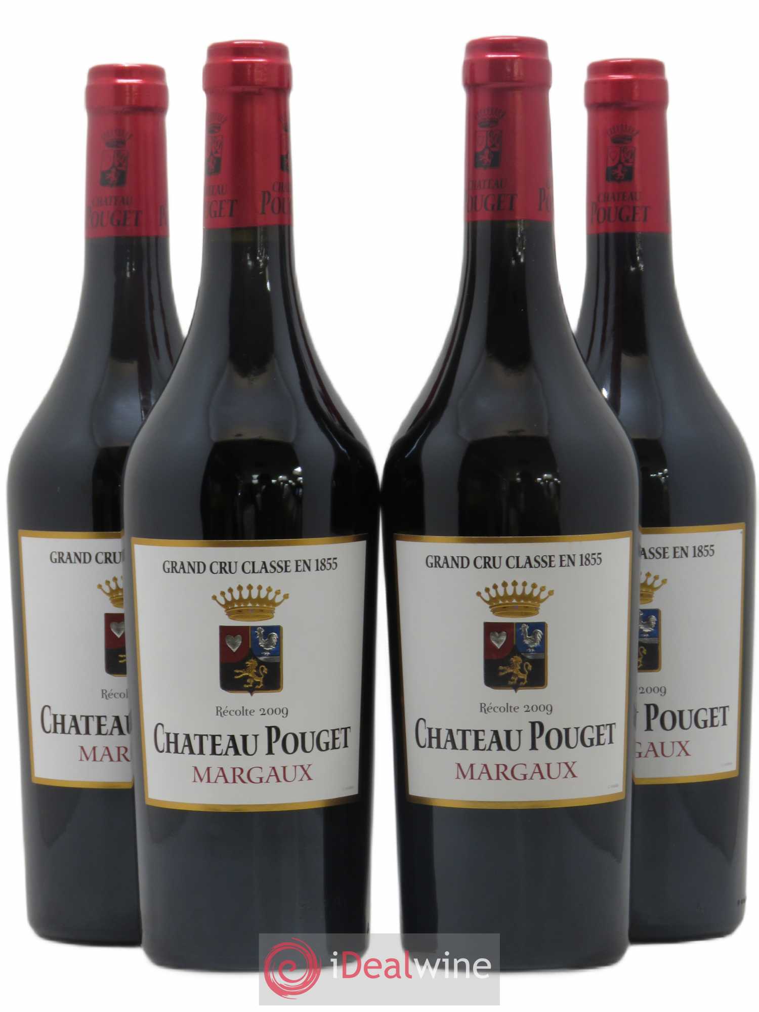 Château Pouget 4ème Grand Cru Classé 2009 - Lot de 4 bouteilles - 0