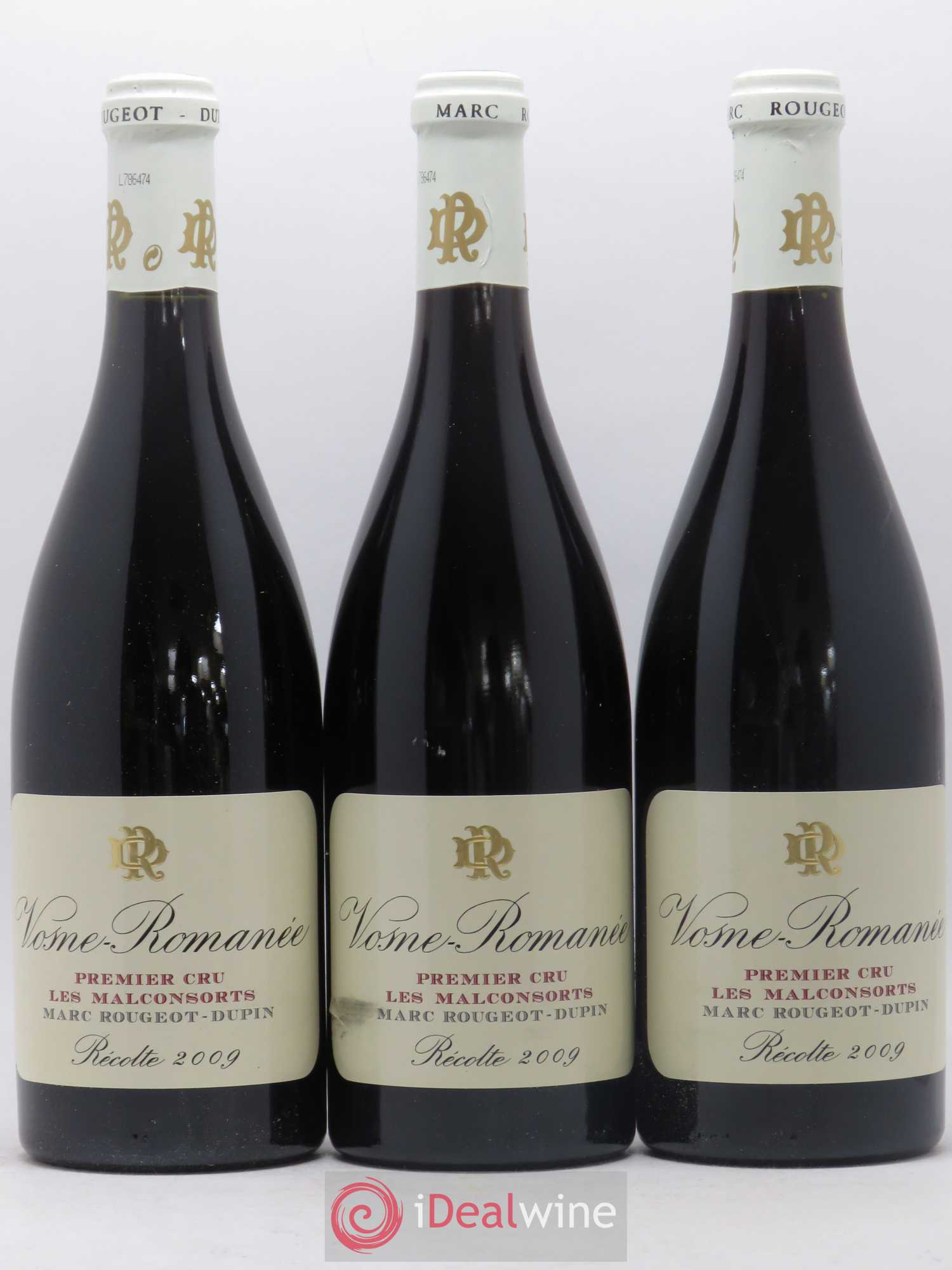 Vosne-Romanée 1er Cru Les Malconsorts Marc Rougeot-Dupin 2009 - Posten von 6 Flaschen - 1