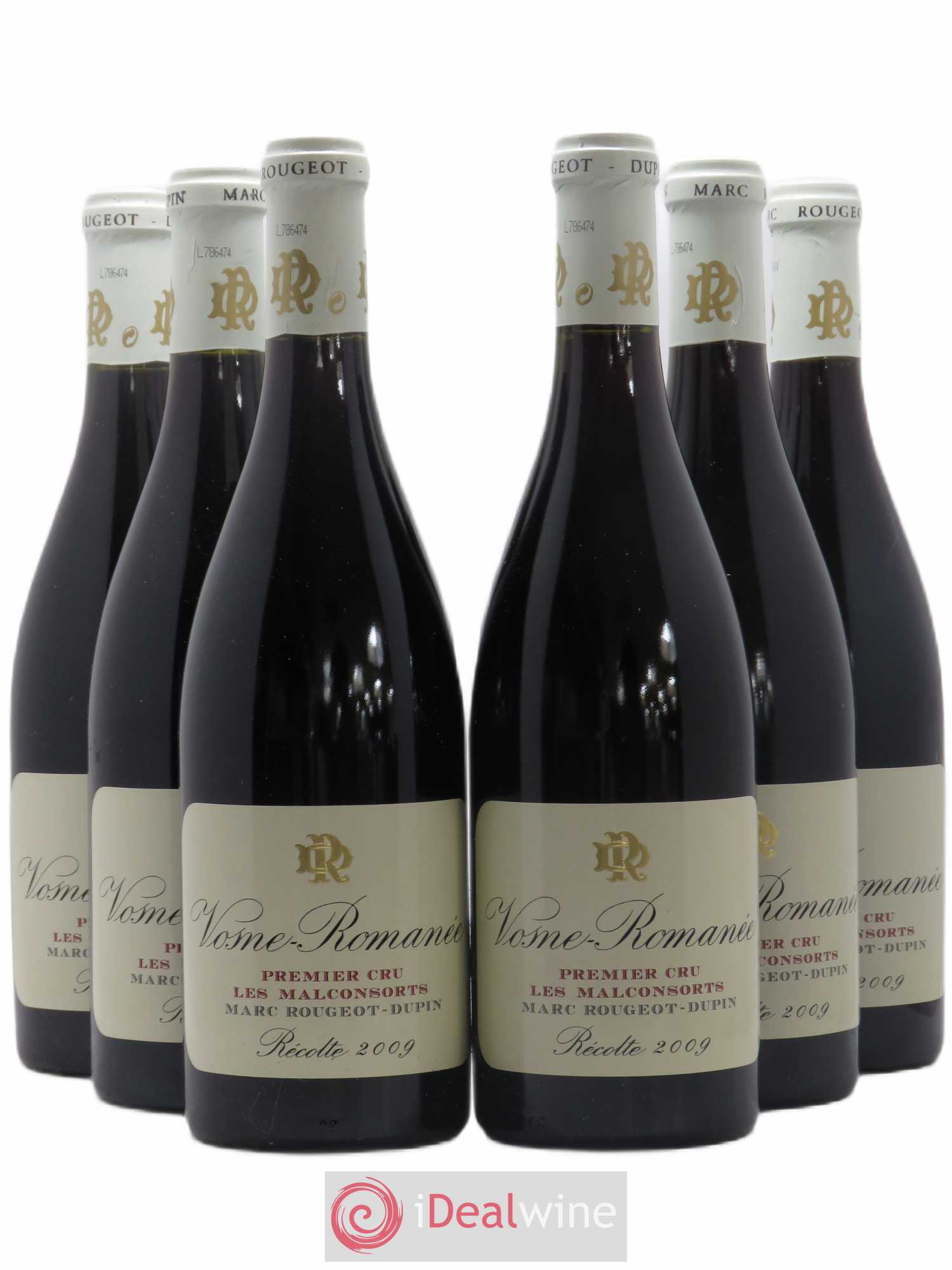 Vosne-Romanée 1er Cru Les Malconsorts Marc Rougeot-Dupin 2009 - Posten von 6 Flaschen - 0