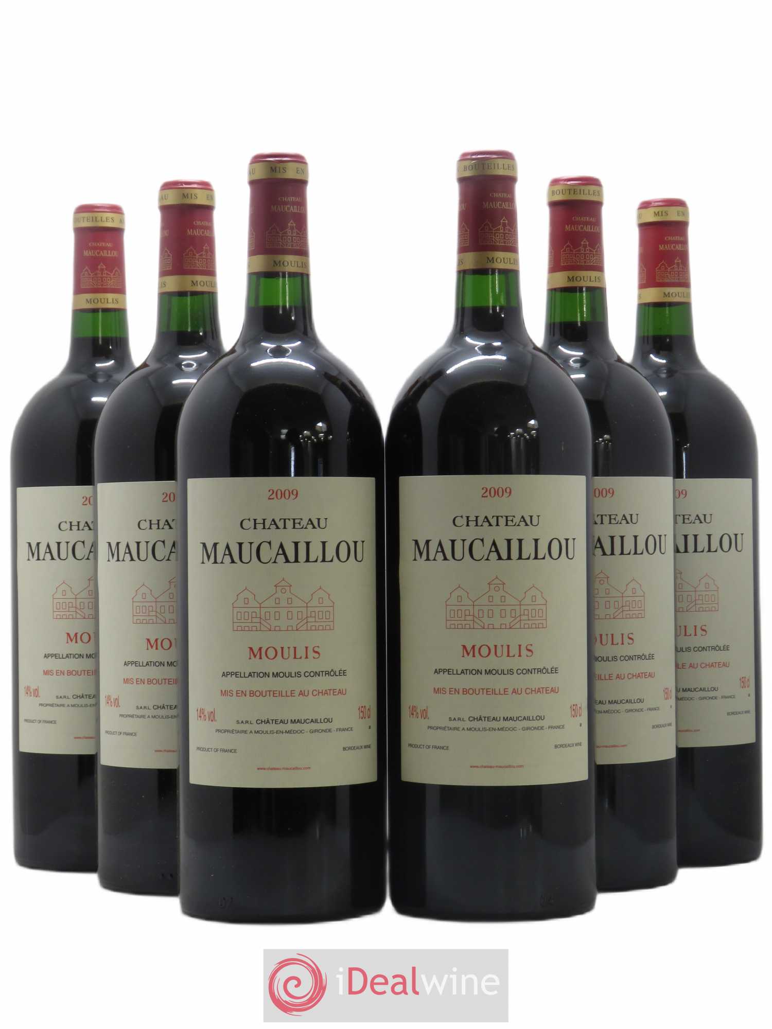 Château Maucaillou 2009 - Lot de 6 magnums - 0
