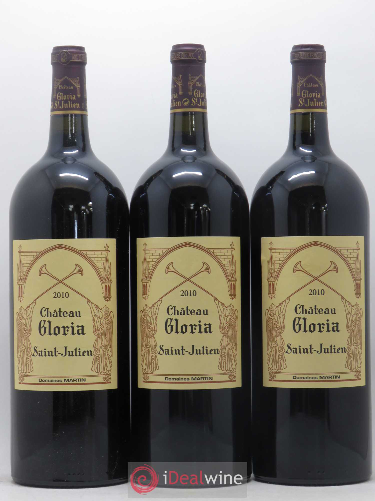 Château Gloria 2010 - Lot de 6 magnums - 2