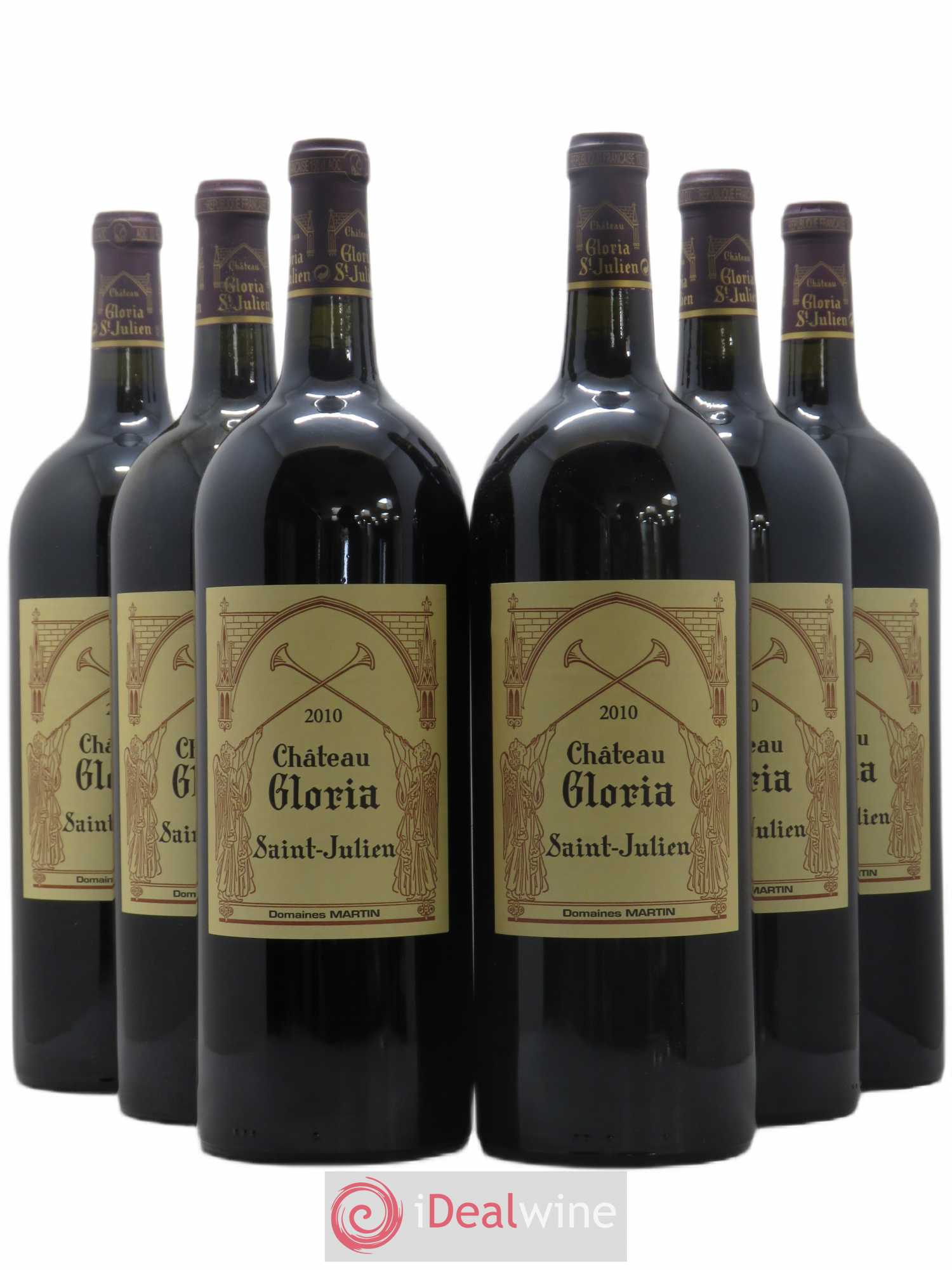 Château Gloria 2010 - Lot de 6 magnums - 0