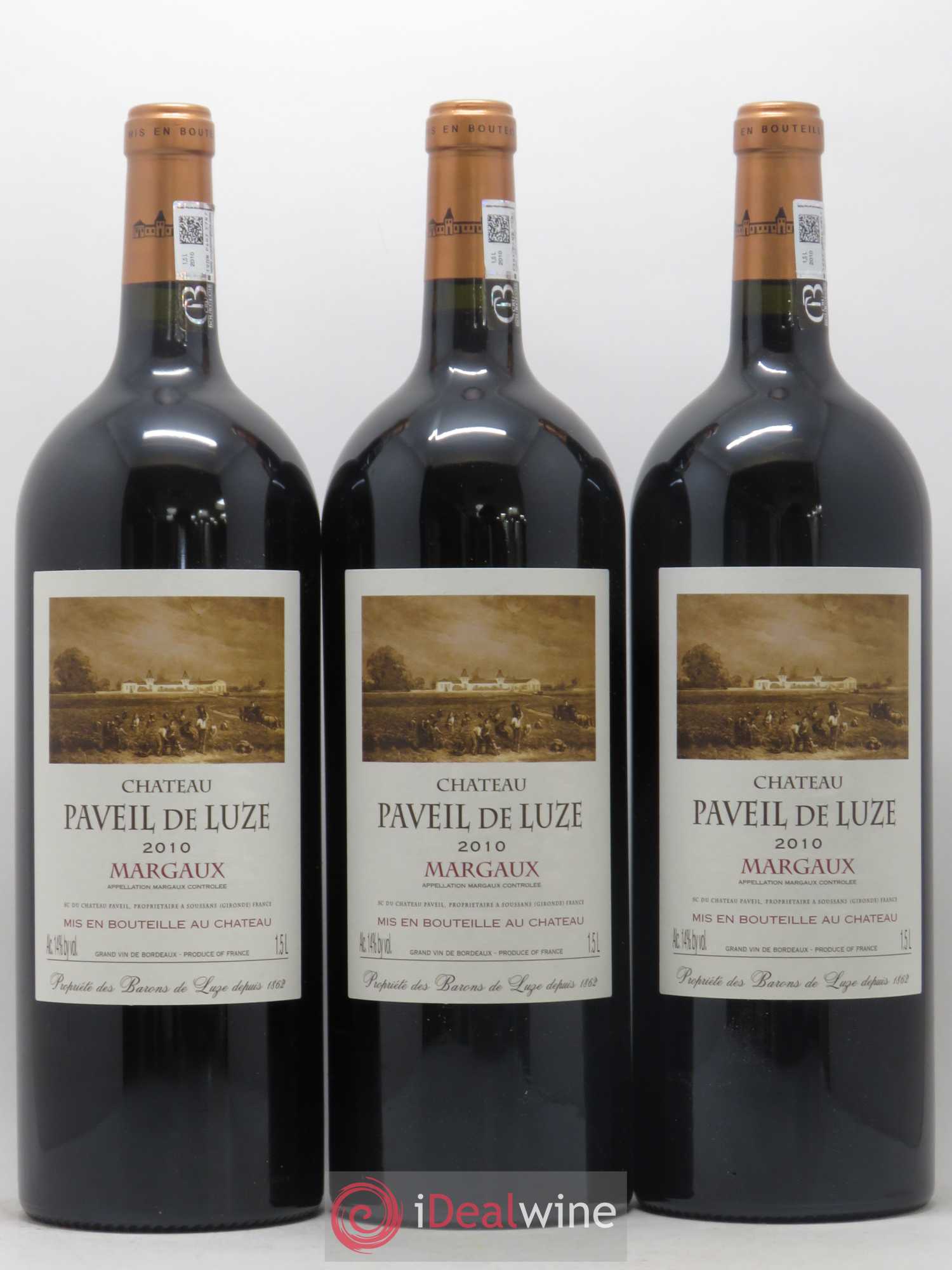 Château Paveil de Luze Cru Bourgeois 2010 - Lot de 6 magnums - 2