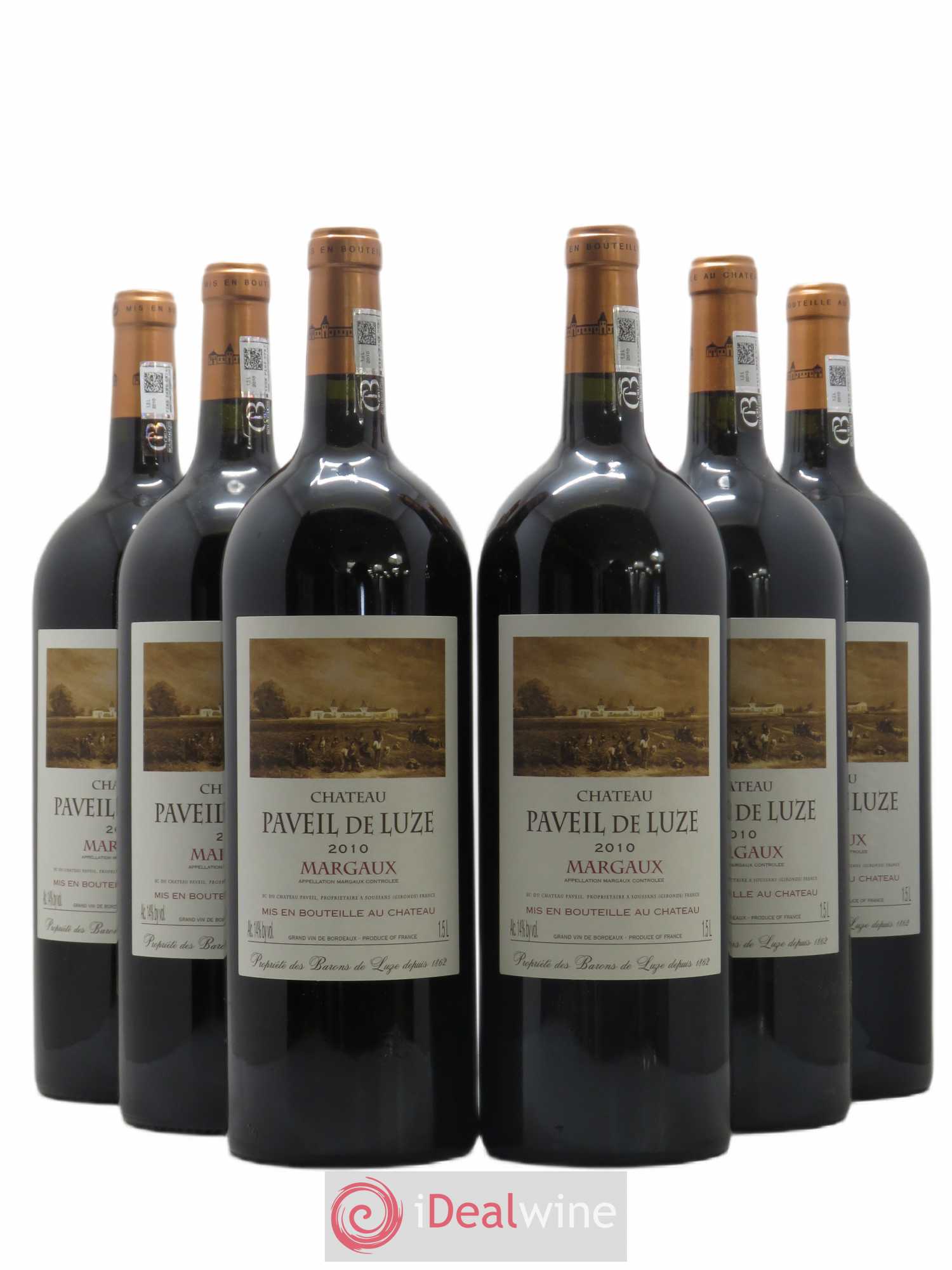 Château Paveil de Luze Cru Bourgeois 2010 - Lot de 6 magnums - 0