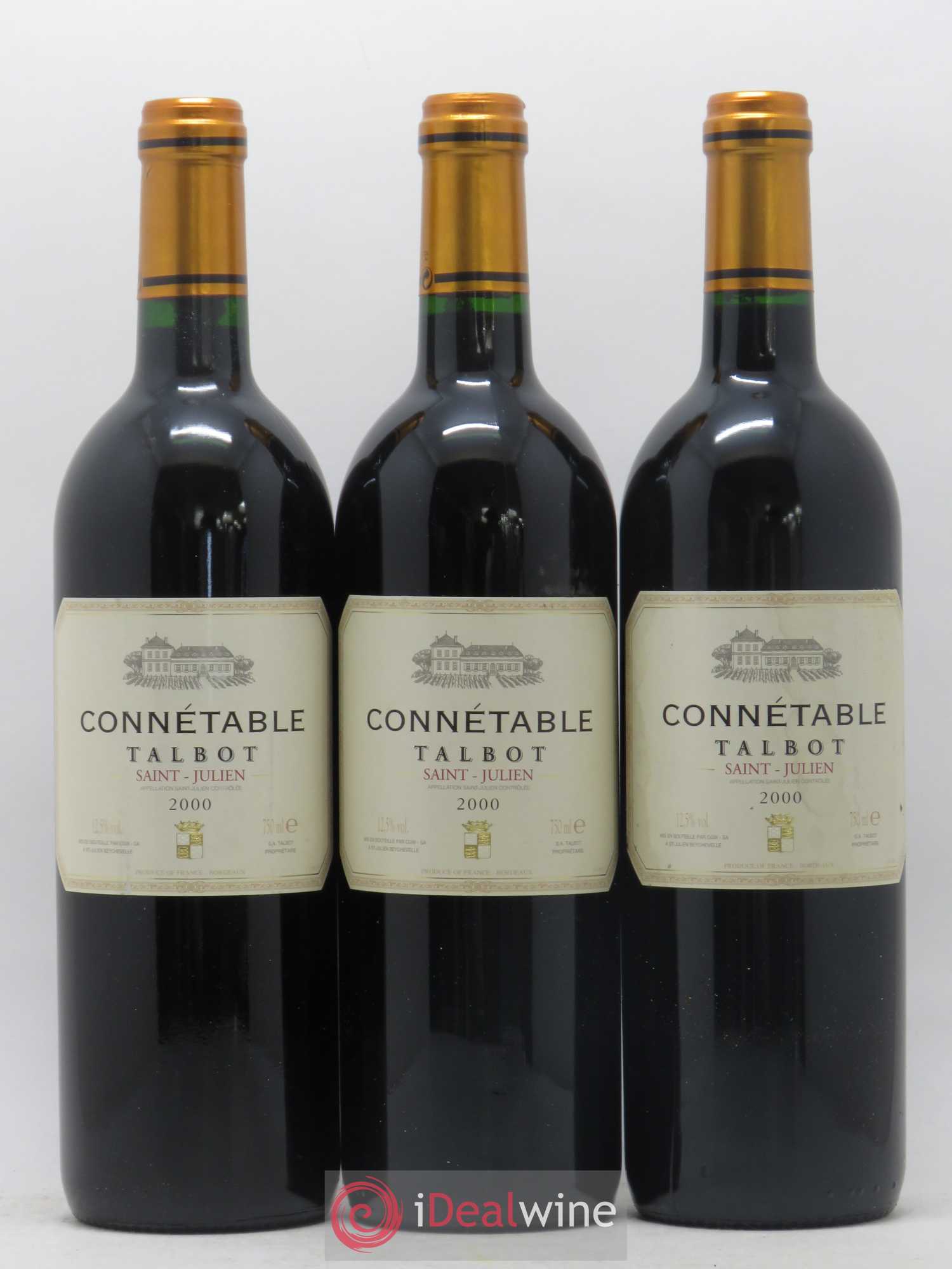 Connétable de Talbot Second Vin 2000 - Lot de 6 bouteilles - 1