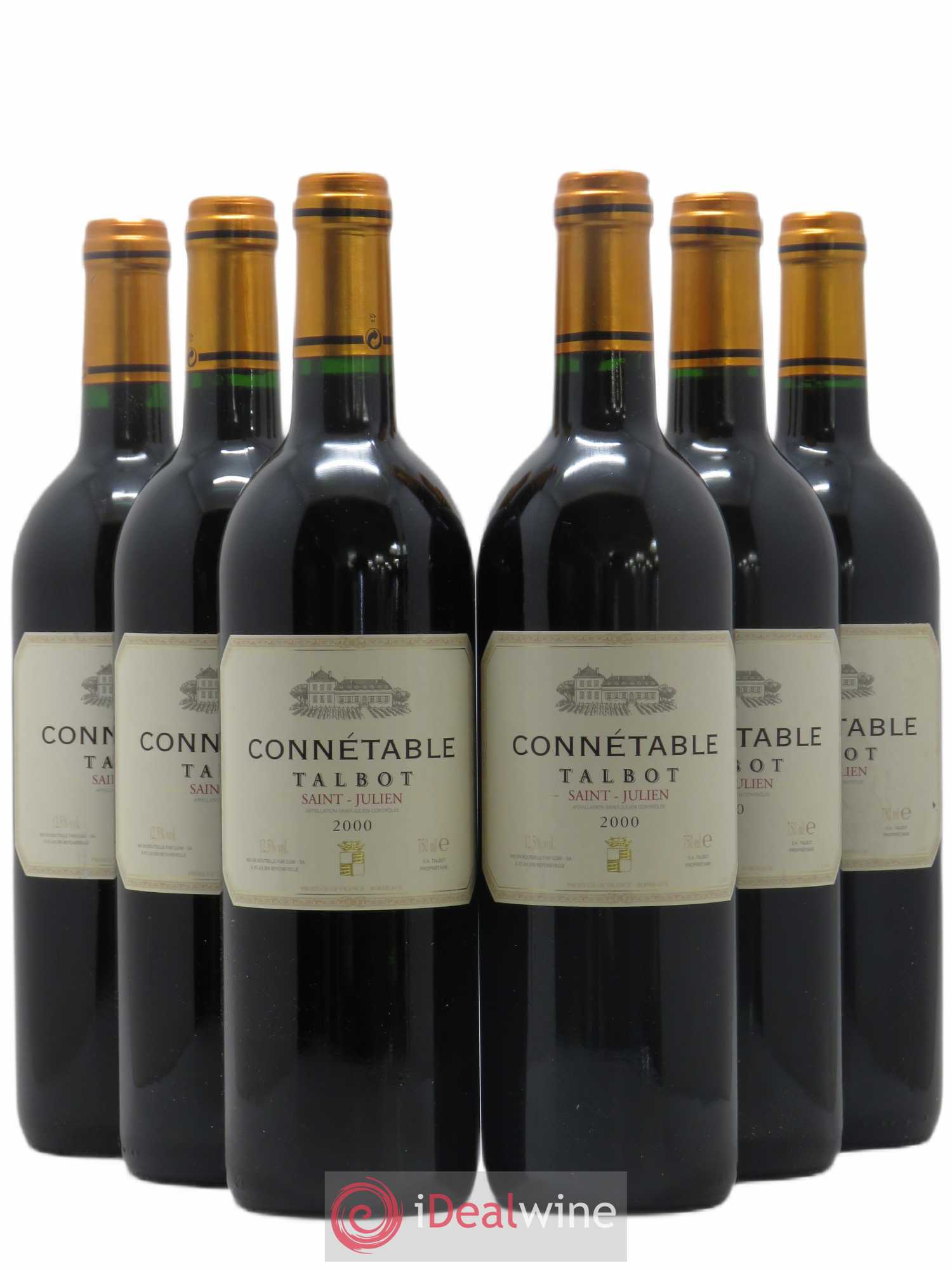 Connétable de Talbot Second Vin 2000 - Lot de 6 bouteilles - 0