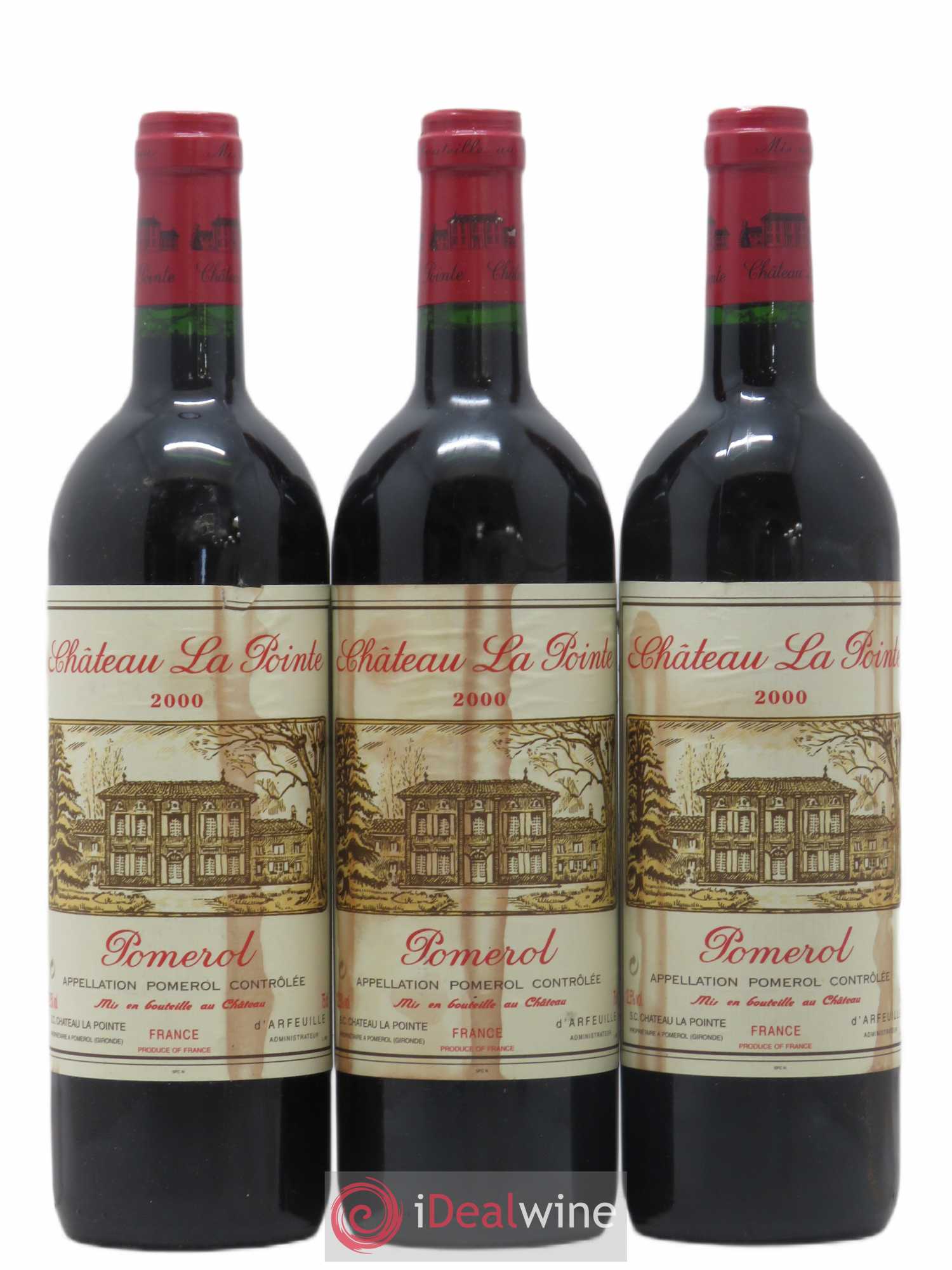 Château la Pointe 2000 - Lot de 3 bouteilles - 0