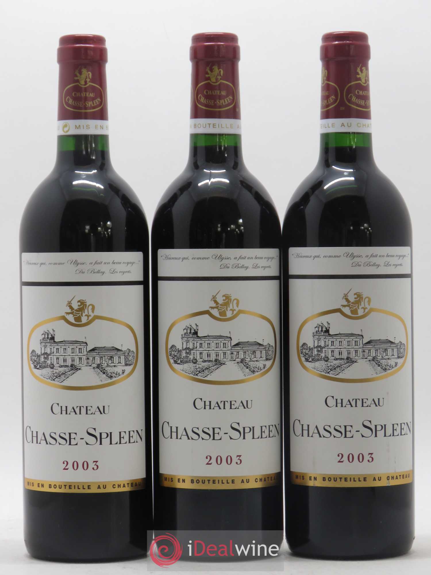 Château Chasse Spleen 2003 - Lot de 12 bouteilles - 2