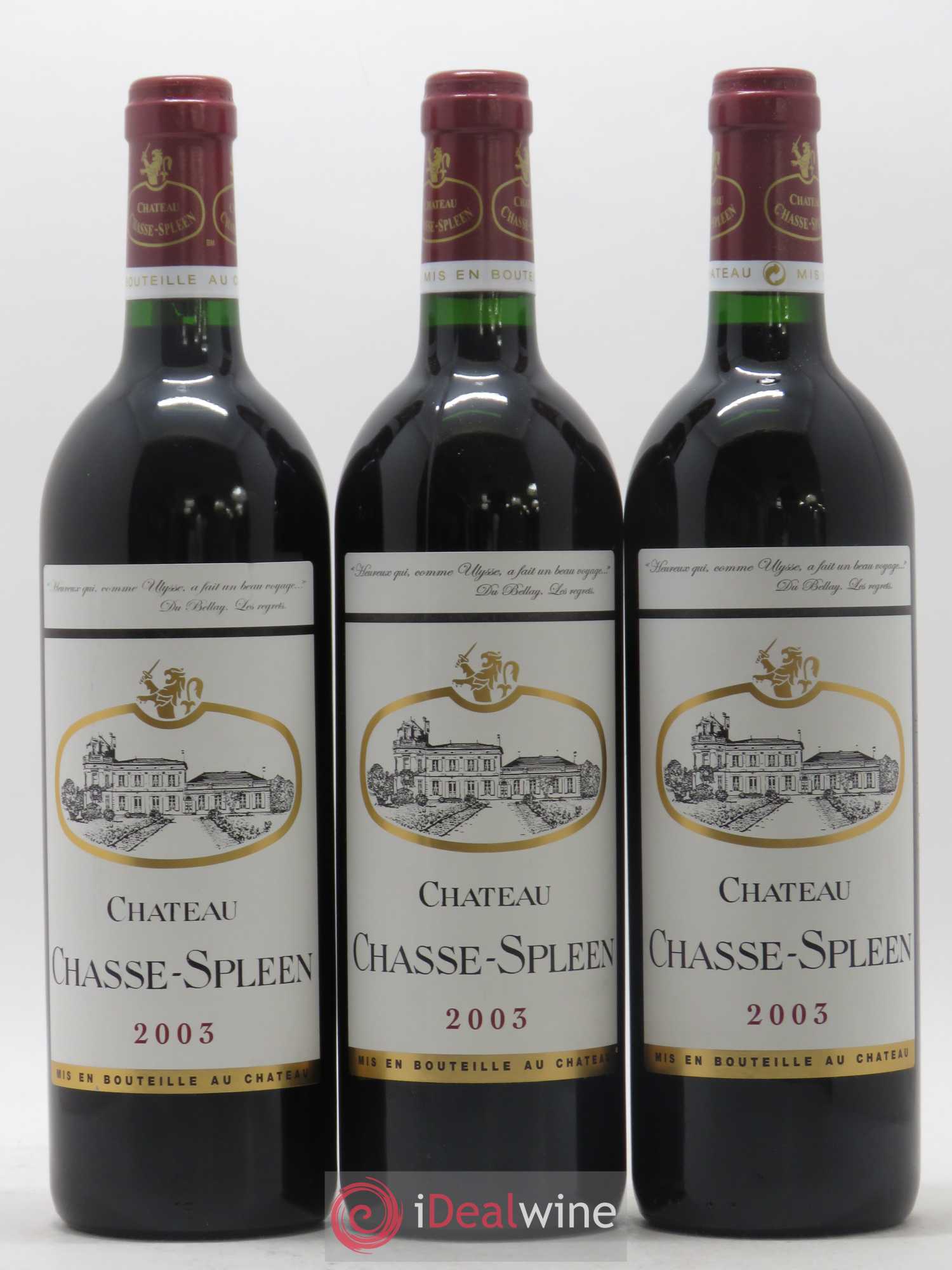 Château Chasse Spleen 2003 - Lot de 12 bouteilles - 3