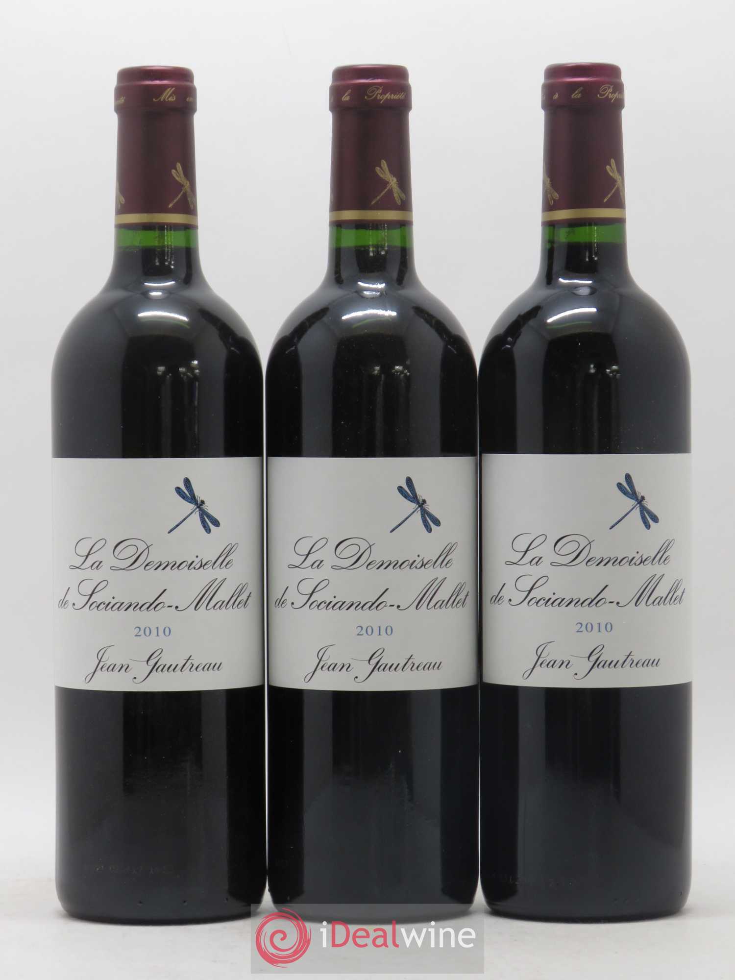 Demoiselle de Sociando Mallet Second Vin 2010 - Lot de 6 bouteilles - 1