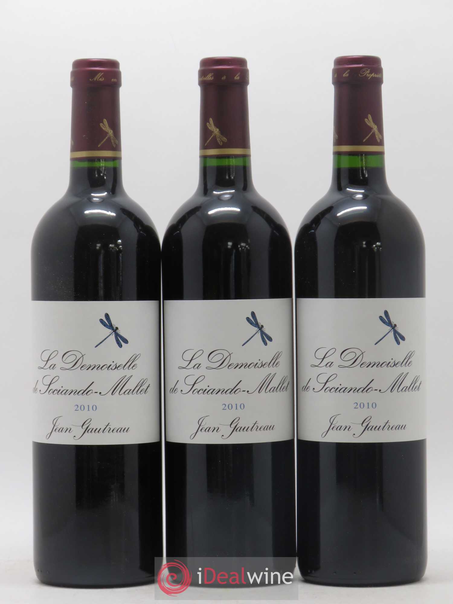 Demoiselle de Sociando Mallet Second Vin 2010 - Lot de 6 bouteilles - 2