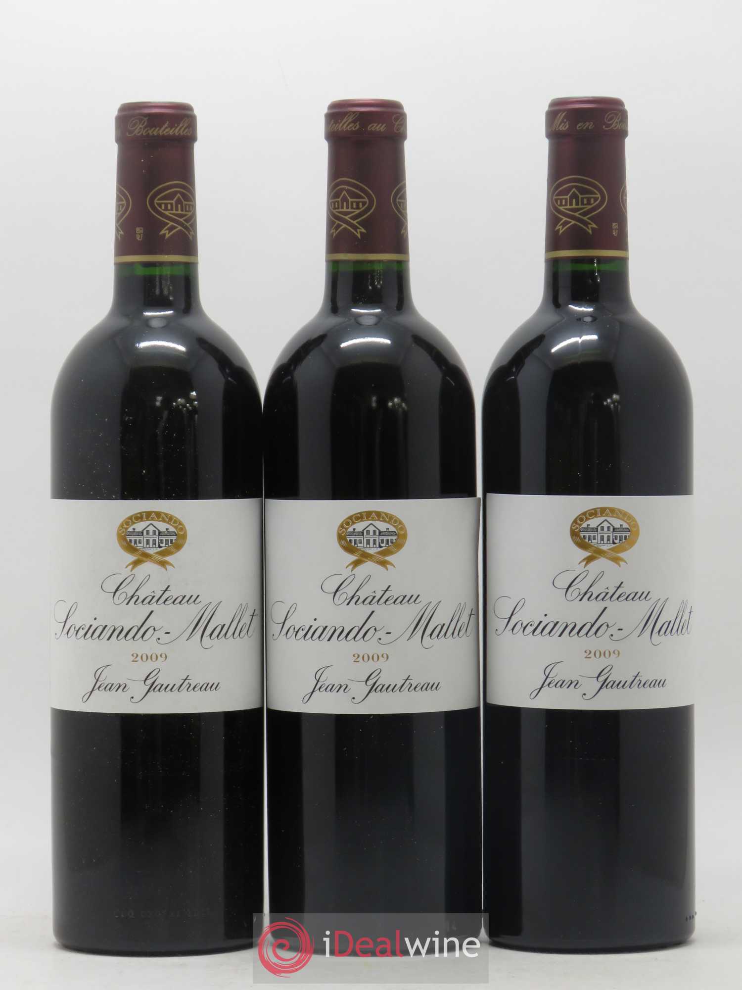 Château Sociando Mallet 2009 - Lot de 6 bouteilles - 1