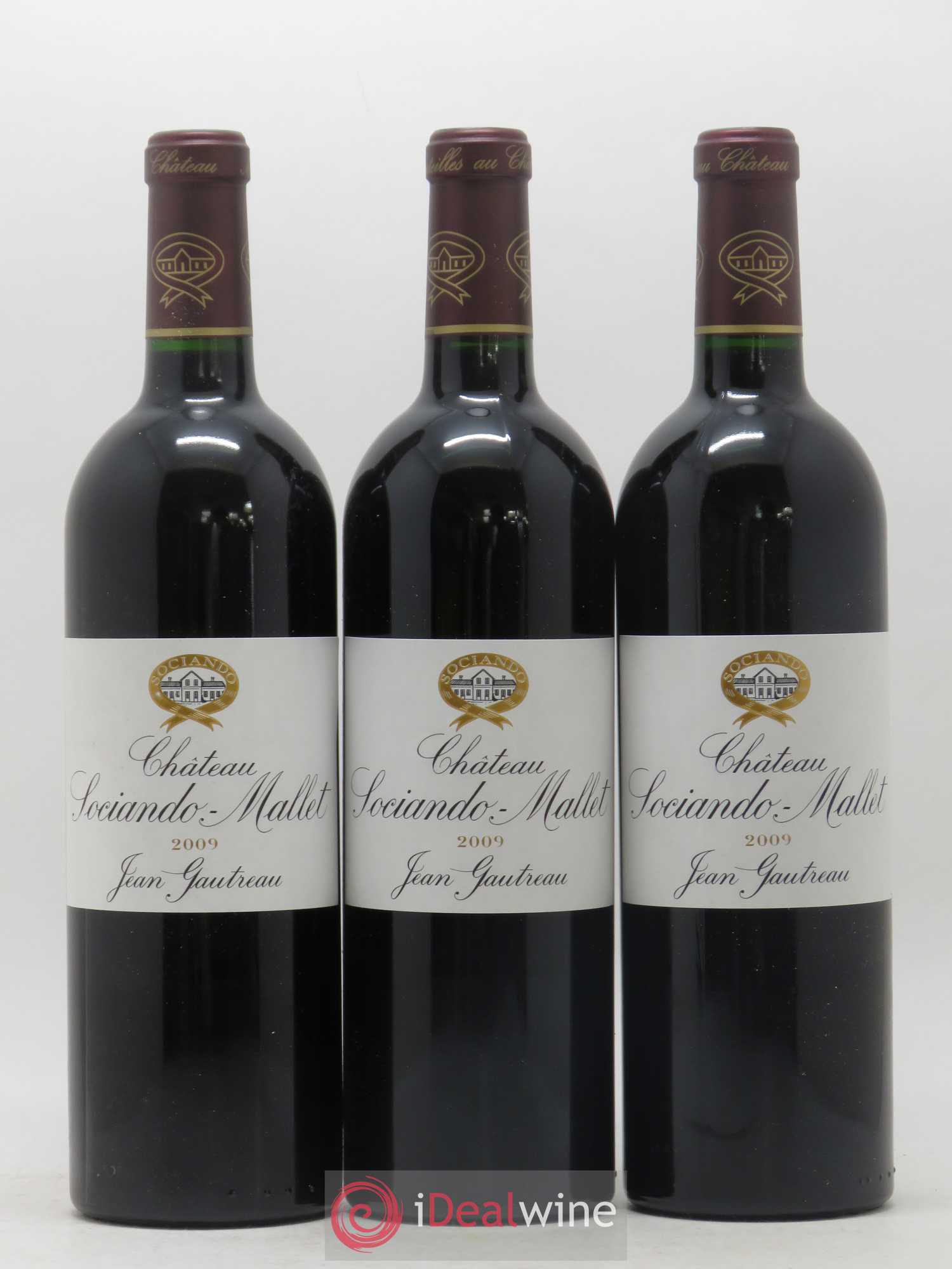 Château Sociando Mallet 2009 - Lot de 6 bouteilles - 2
