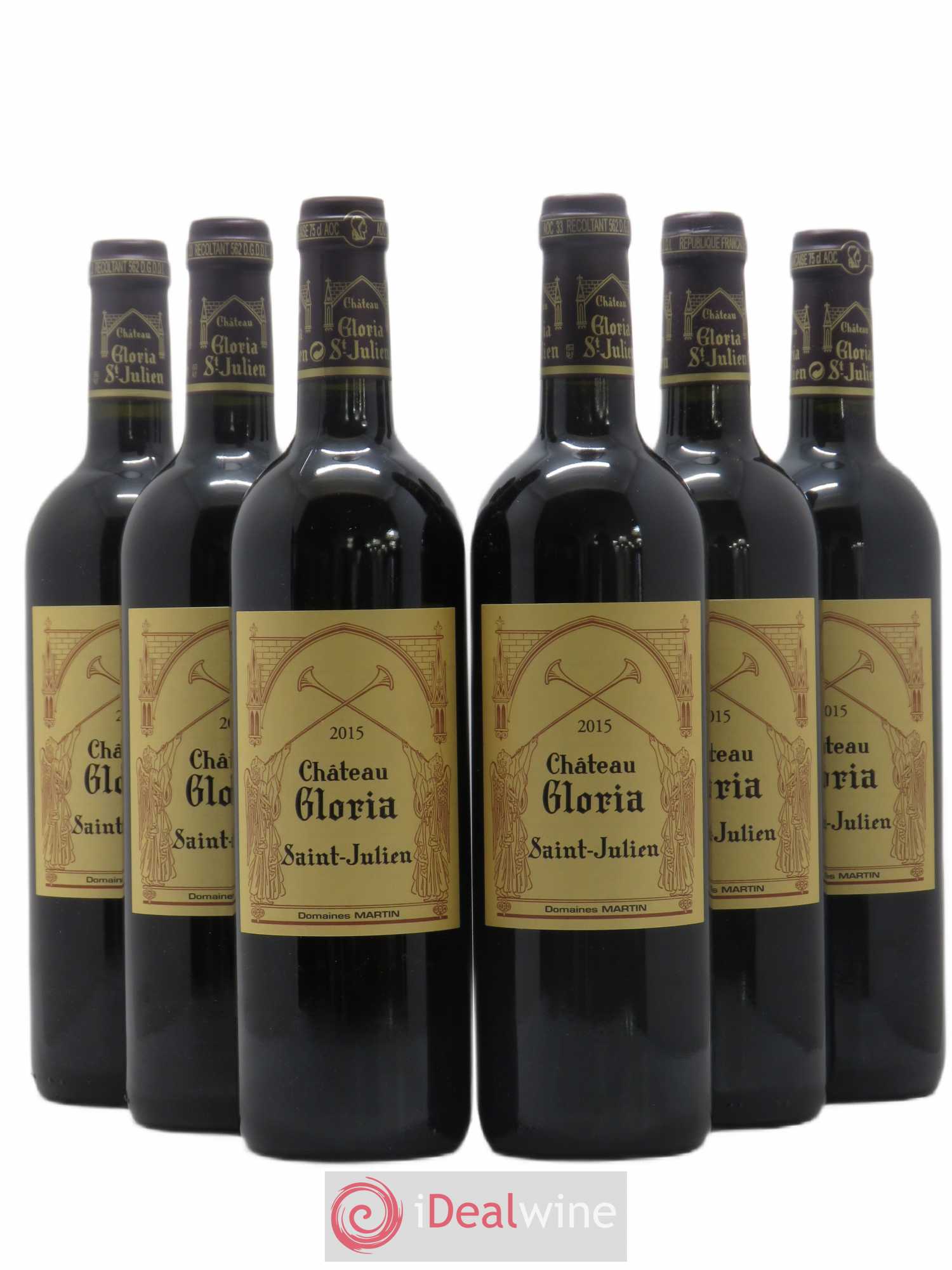 Château Gloria 2015 - Lot de 6 bouteilles - 0