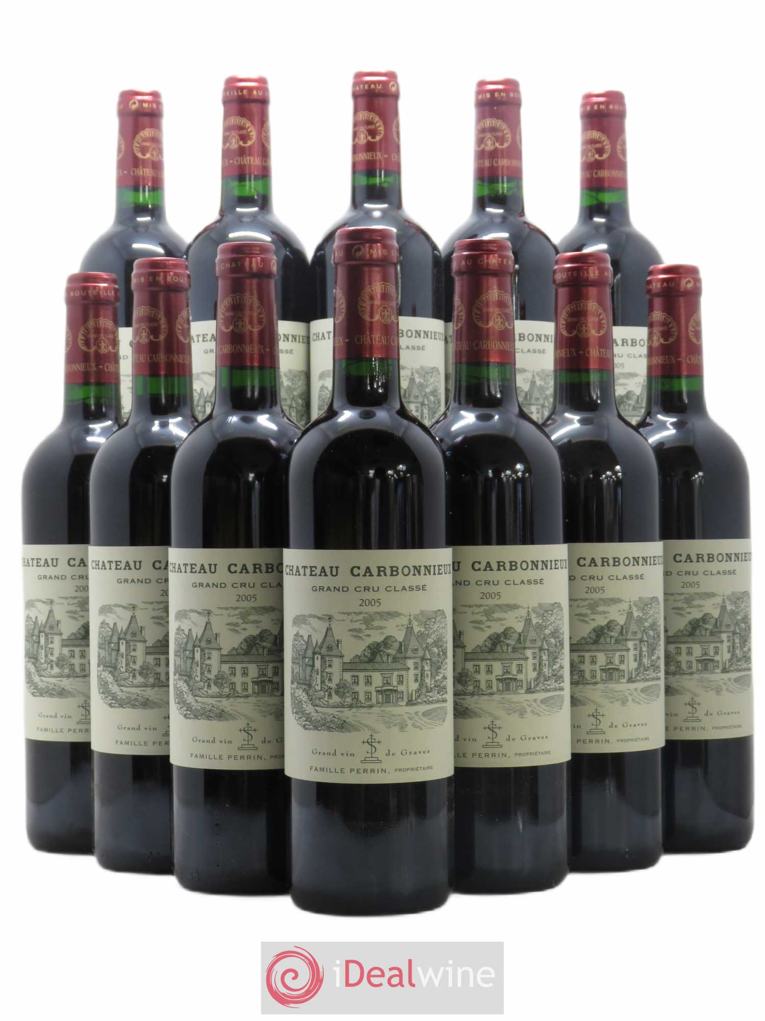Château Carbonnieux Cru Classé de Graves 2005 - Lot de 12 bouteilles - 0