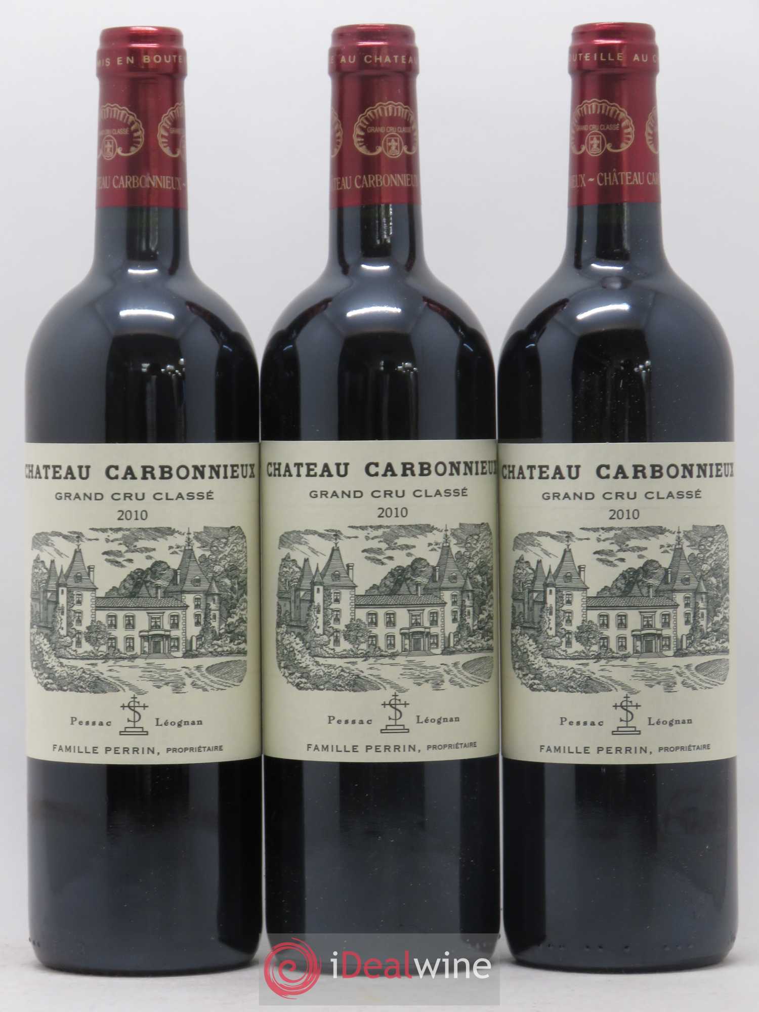 Château Carbonnieux Cru Classé de Graves 2010 - Lotto di 12 bottiglie - 1