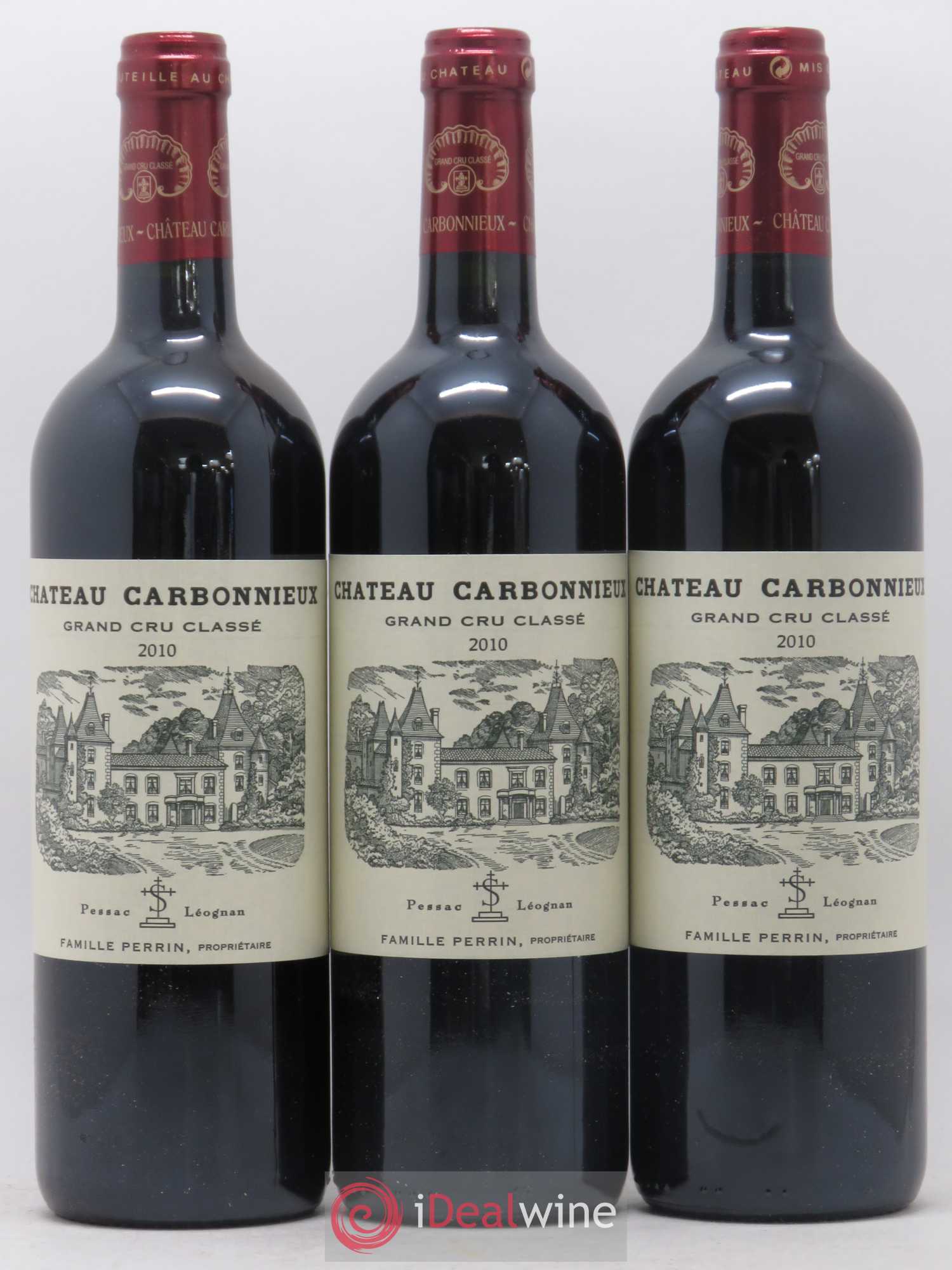 Château Carbonnieux Cru Classé de Graves 2010 - Lotto di 12 bottiglie - 2