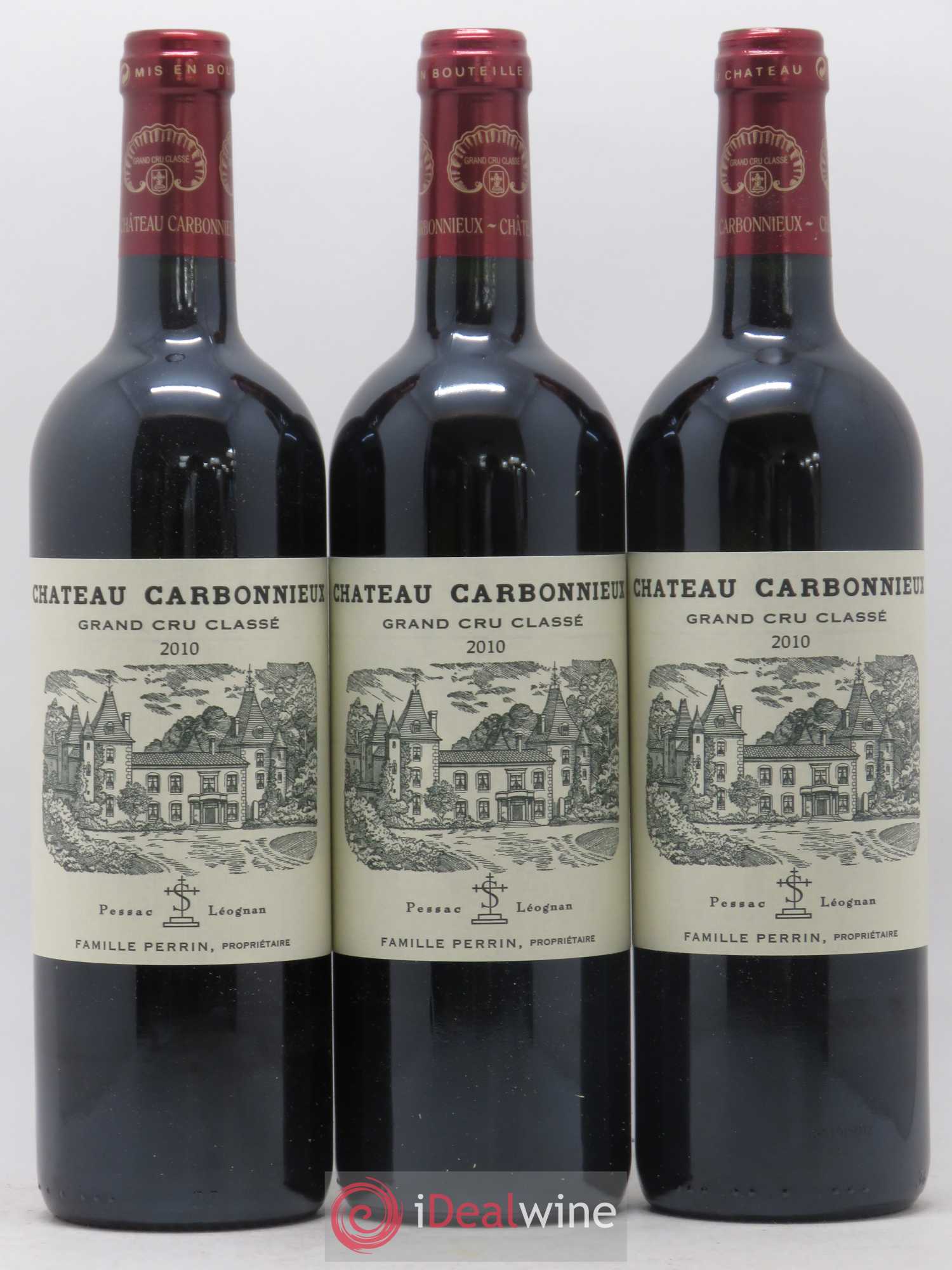 Château Carbonnieux Cru Classé de Graves 2010 - Lotto di 12 bottiglie - 3