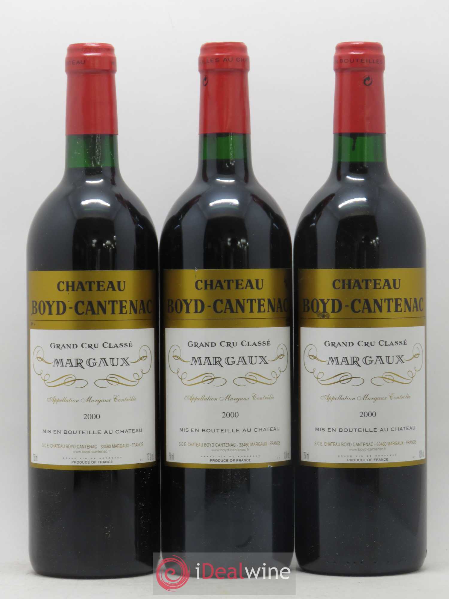 Château Boyd Cantenac 3ème Grand Cru Classé 2000 - Lot de 12 bouteilles - 1