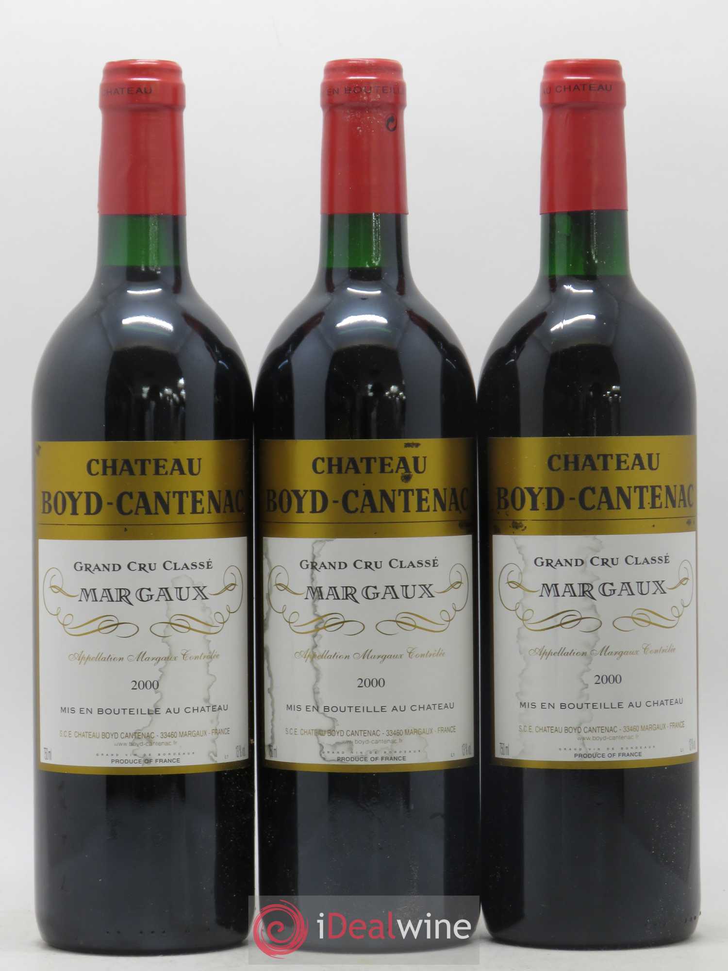 Château Boyd Cantenac 3ème Grand Cru Classé 2000 - Lot de 12 bouteilles - 3