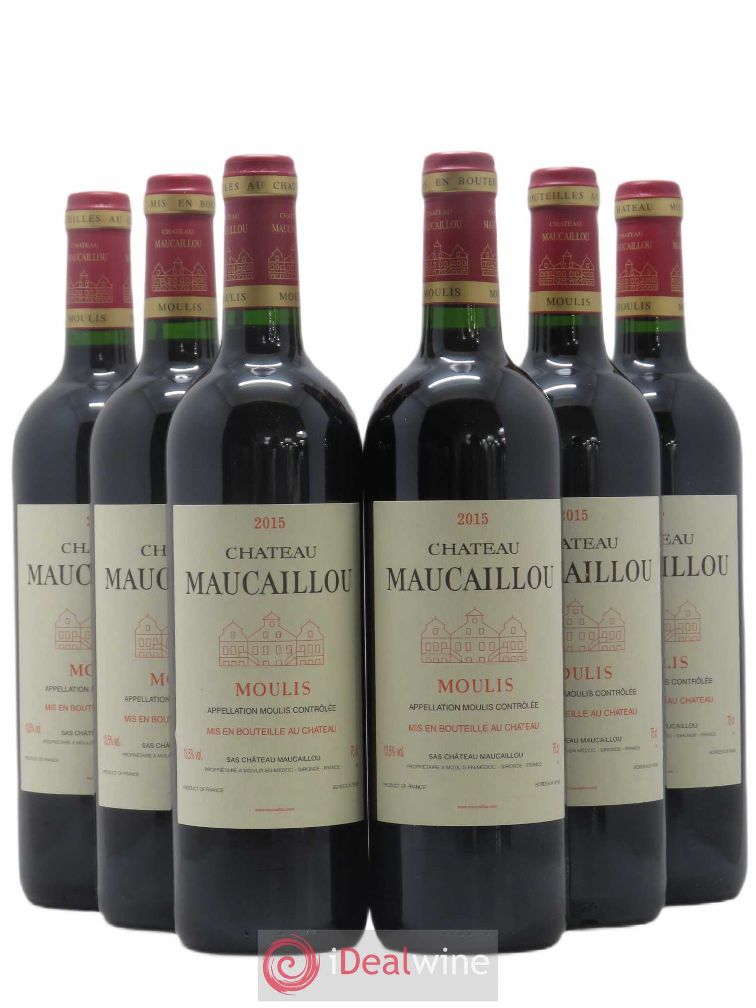 Château Maucaillou 2015 - Lot de 6 bouteilles - 0