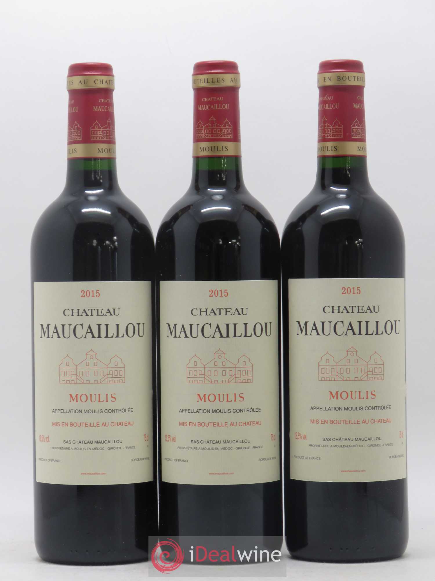 Château Maucaillou 2015 - Lot de 6 bouteilles - 1