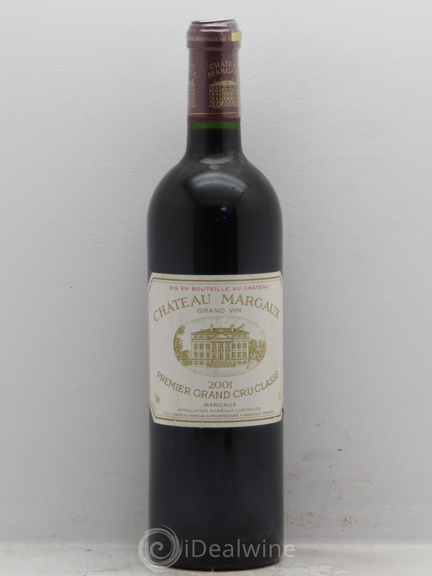Château Margaux 1er Grand Cru Classé 2001 - Lot de 1 bouteille - 0