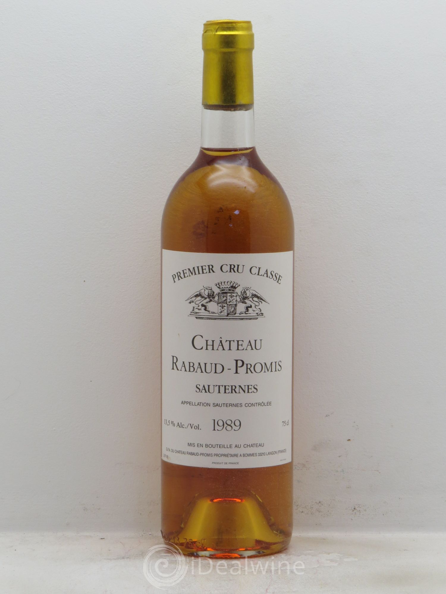 Château Rabaud Promis 1er Grand Cru Classé 1989 - Lotto di 6 bottiglie - 0