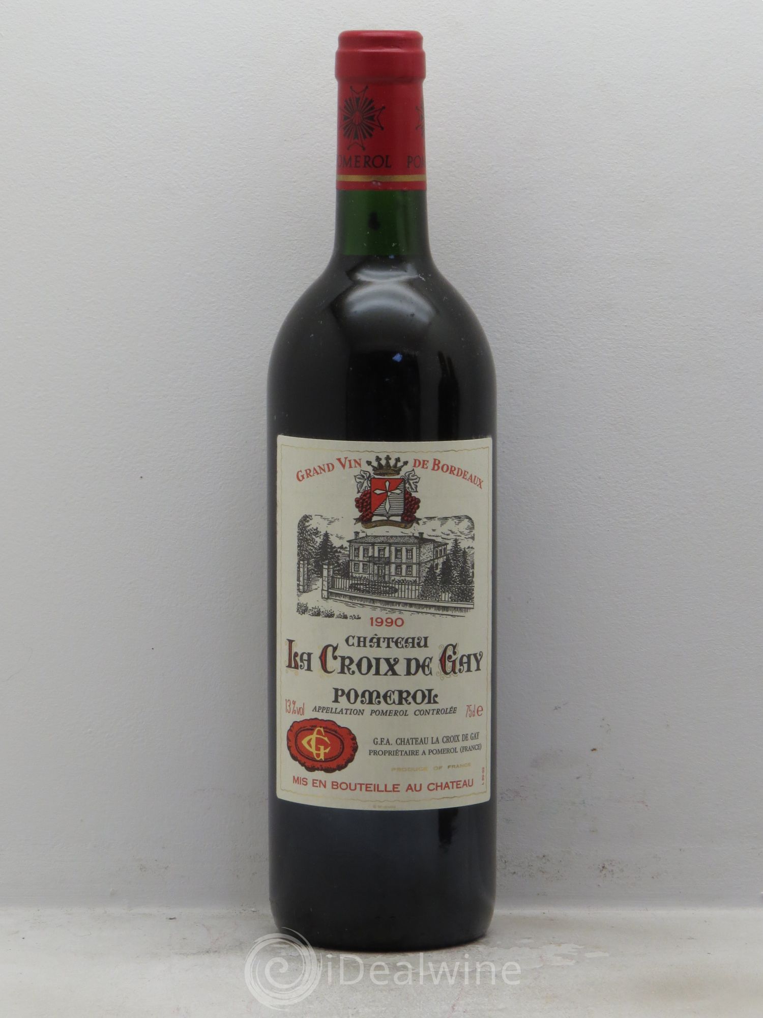 Château la Croix de Gay 1990 - Lot de 12 bouteilles - 0