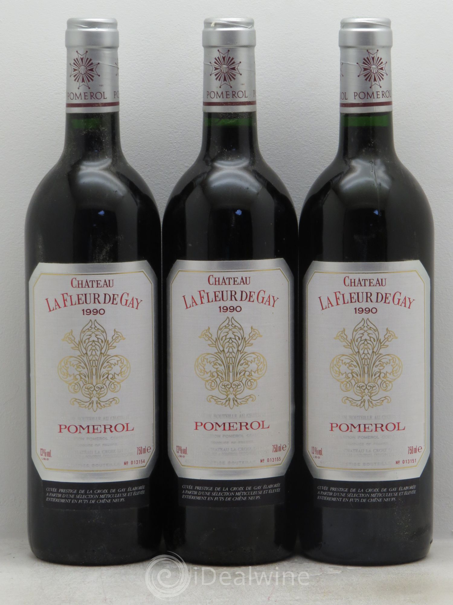 Château la Fleur de Gay 1990 - Lot de 3 bouteilles - 0