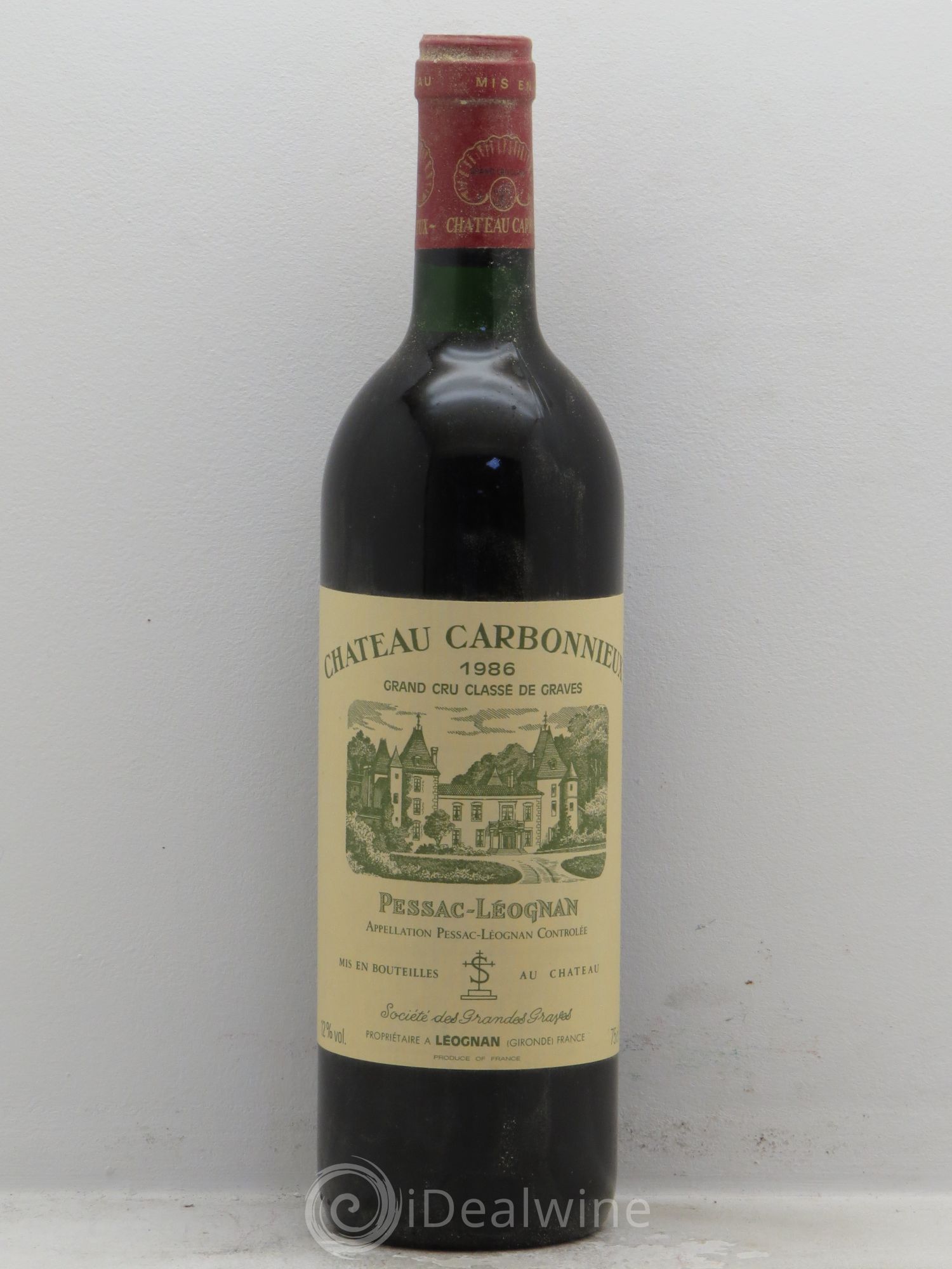Château Carbonnieux Cru Classé de Graves 1986 - Lot de 1 bouteille - 0