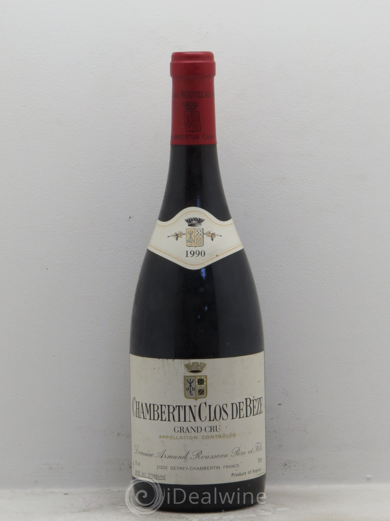 Chambertin Clos de Bèze Grand Cru Armand Rousseau (Domaine) 1990 - Lot de 1 bouteille - 0
