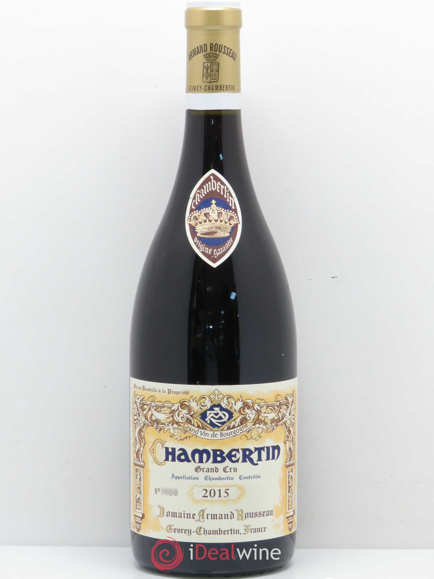 Chambertin Grand Cru Armand Rousseau (Domaine) 2015 - Lot de 1 bouteille - 0