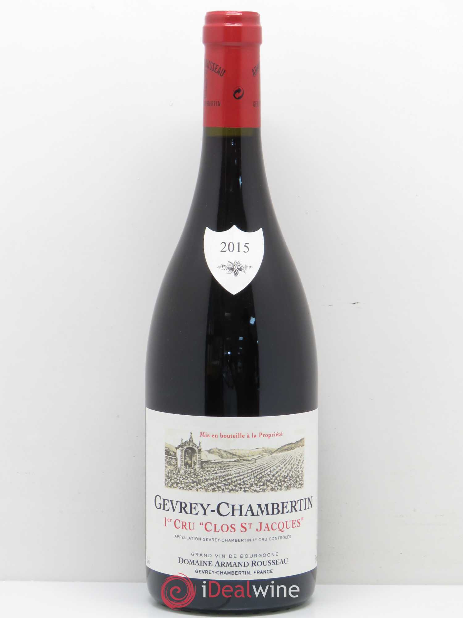 Gevrey-Chambertin 1er Cru Clos Saint-Jacques Armand Rousseau (Domaine) 2015 - Lot de 1 bouteille - 0