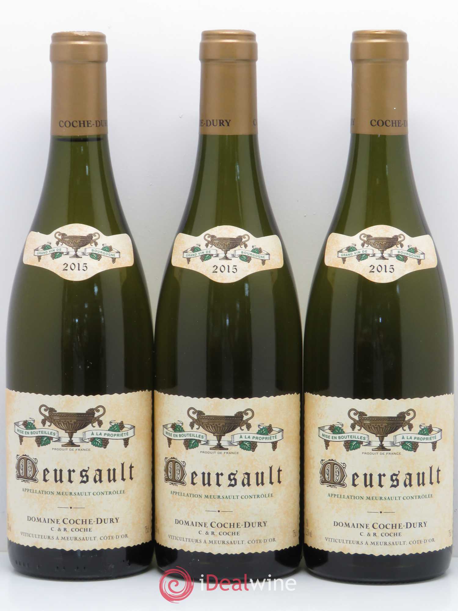Meursault Coche Dury (Domaine) 2015 - Lot de 3 bouteilles - 0