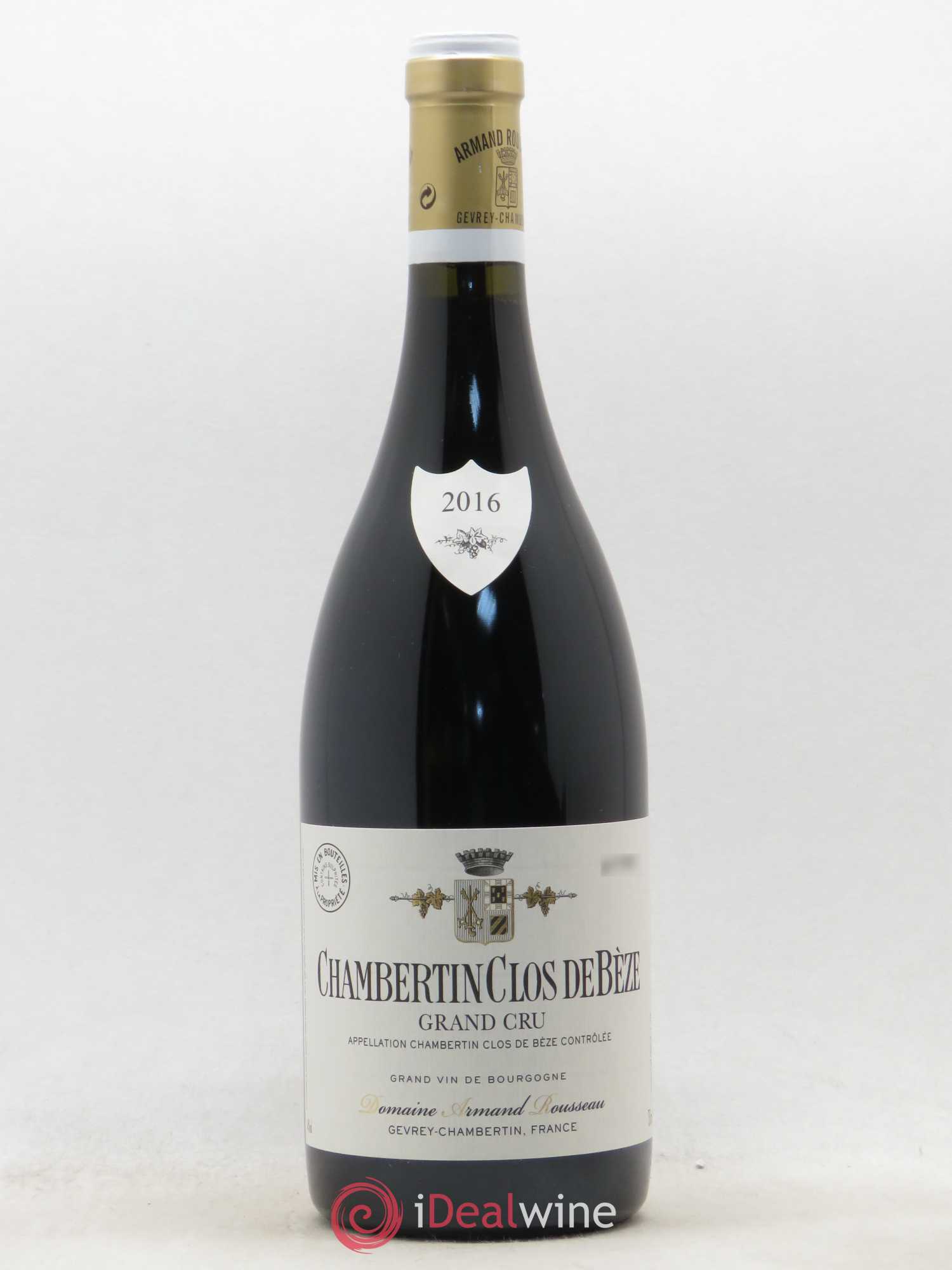 Chambertin Clos de Bèze Grand Cru Armand Rousseau (Domaine) 2016 - Lot de 1 bouteille - 0