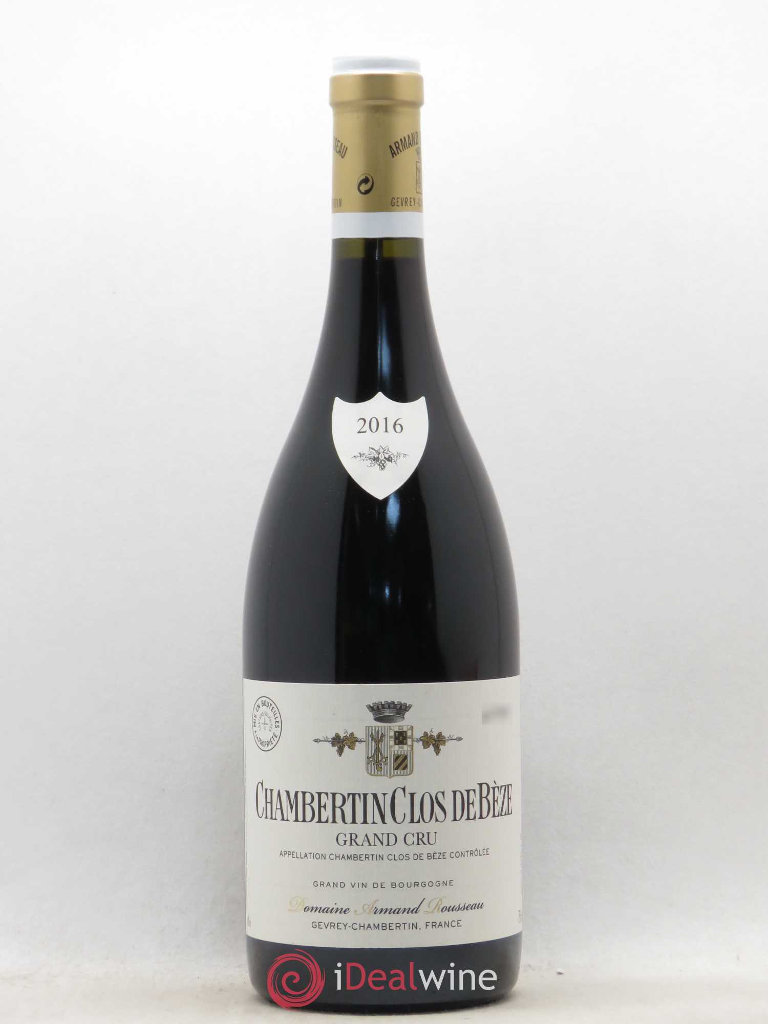 Chambertin Clos de Bèze Grand Cru Armand Rousseau (Domaine) 2016 - Lot de 1 bouteille - 0