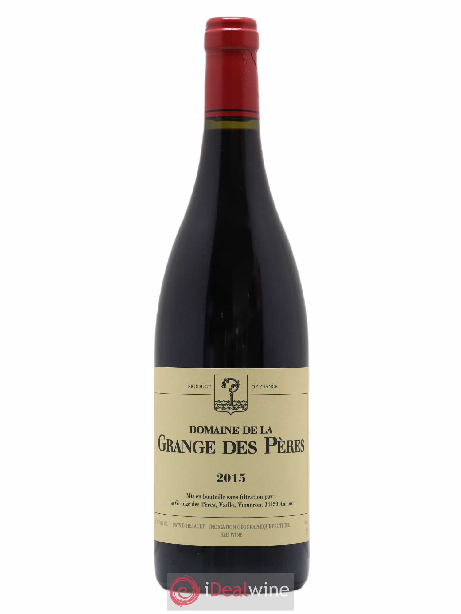 Pays d'Hérault Grange des Pères Laurent Vaillé 2015 - Lot de 1 bouteille - 0