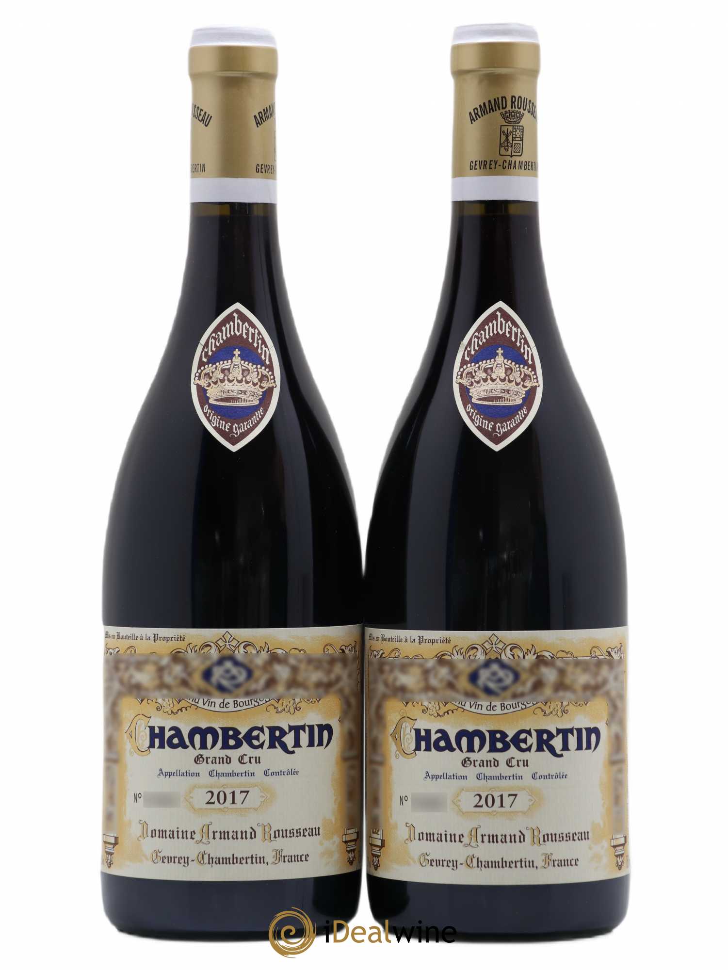 Chambertin Grand Cru Armand Rousseau (Domaine) 2017 - Lot de 2 bouteilles - 0