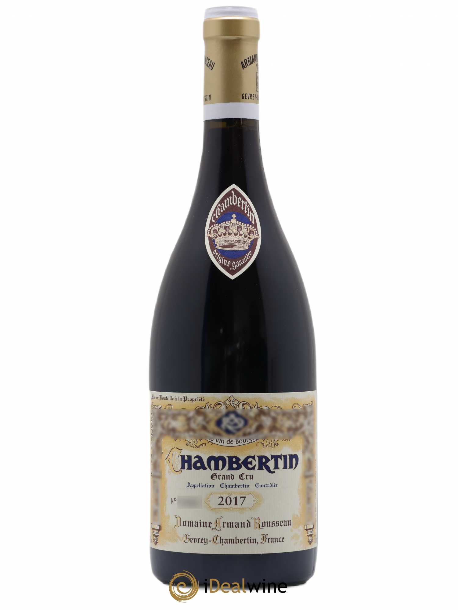 Chambertin Grand Cru Armand Rousseau (Domaine) 2017 - Lot de 1 bouteille - 0