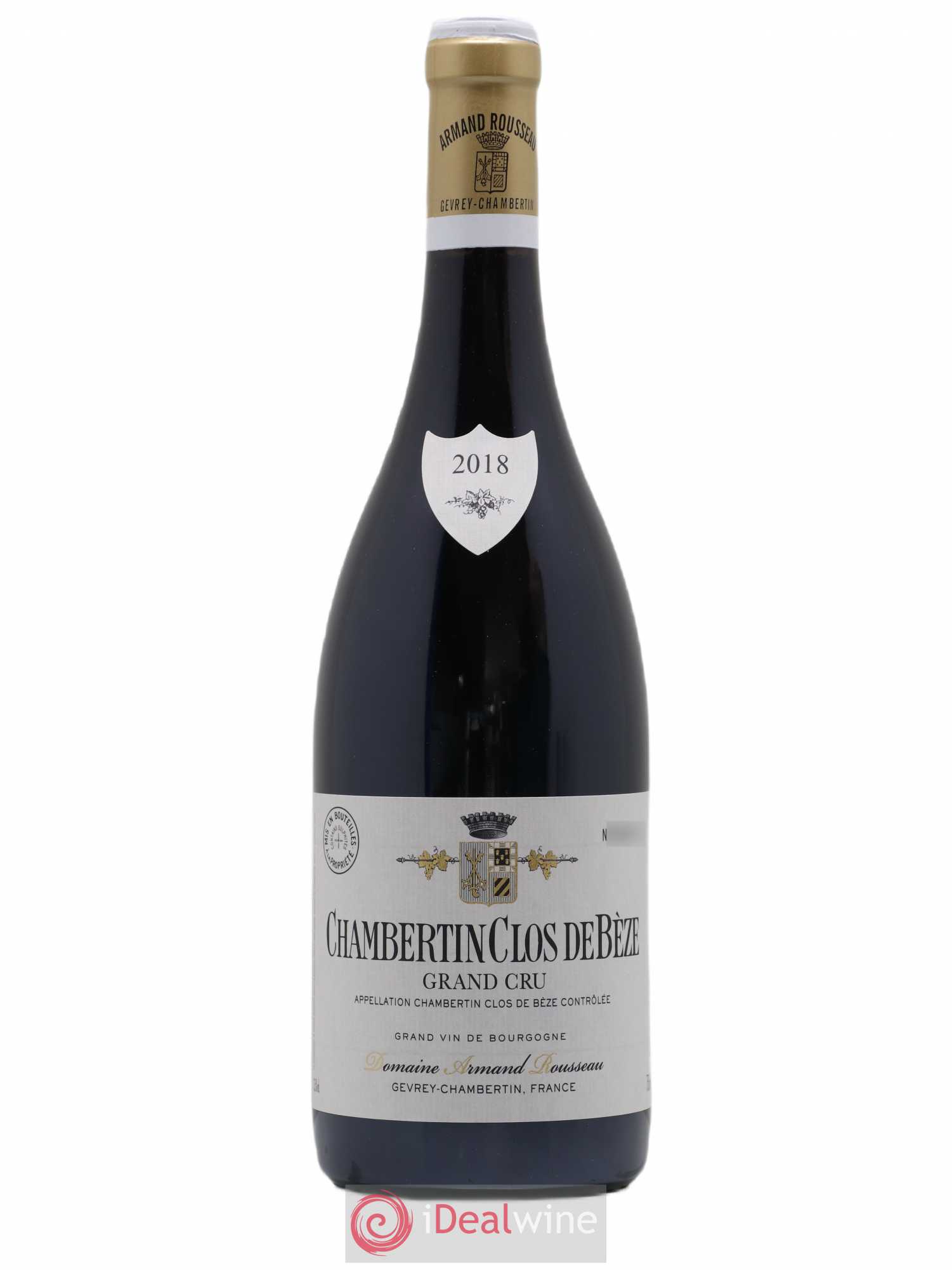 Chambertin Clos de Bèze Grand Cru Armand Rousseau (Domaine) 2018 - Lot de 1 bouteille - 0