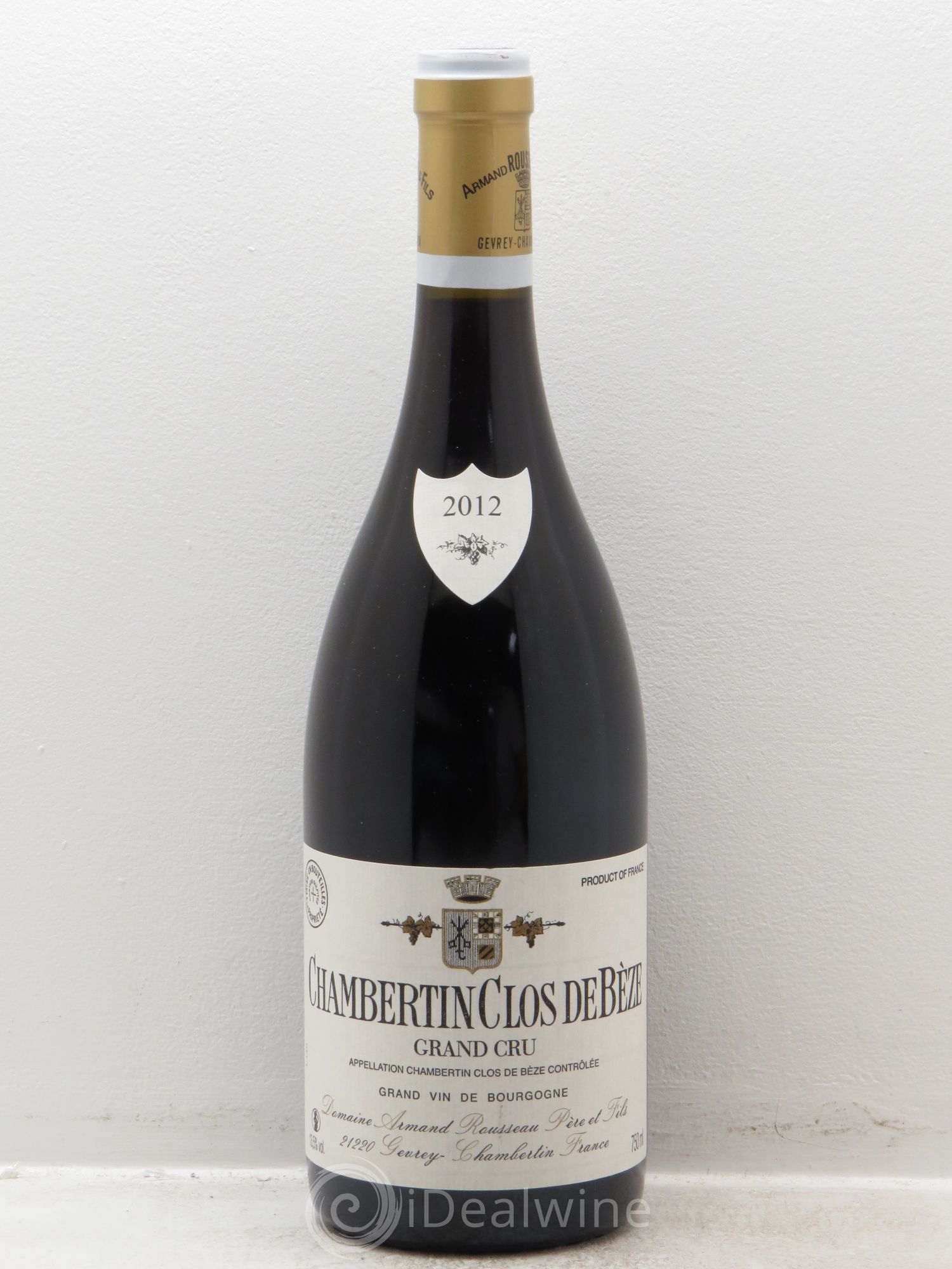 Chambertin Clos de Bèze Grand Cru Armand Rousseau (Domaine) 2012 - Lot de 1 bouteille - 0
