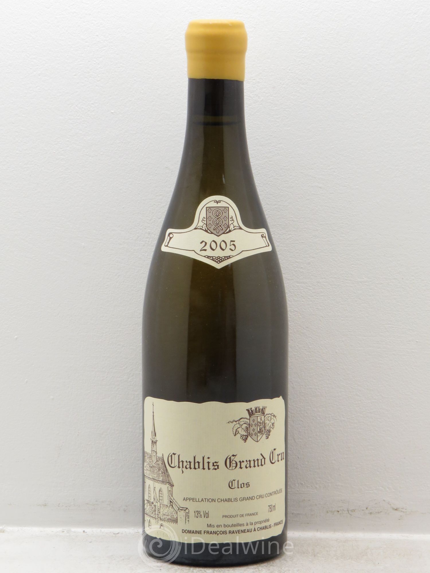 Chablis Grand Cru Clos Raveneau (Domaine) 2005 - Lot de 1 bouteille - 0